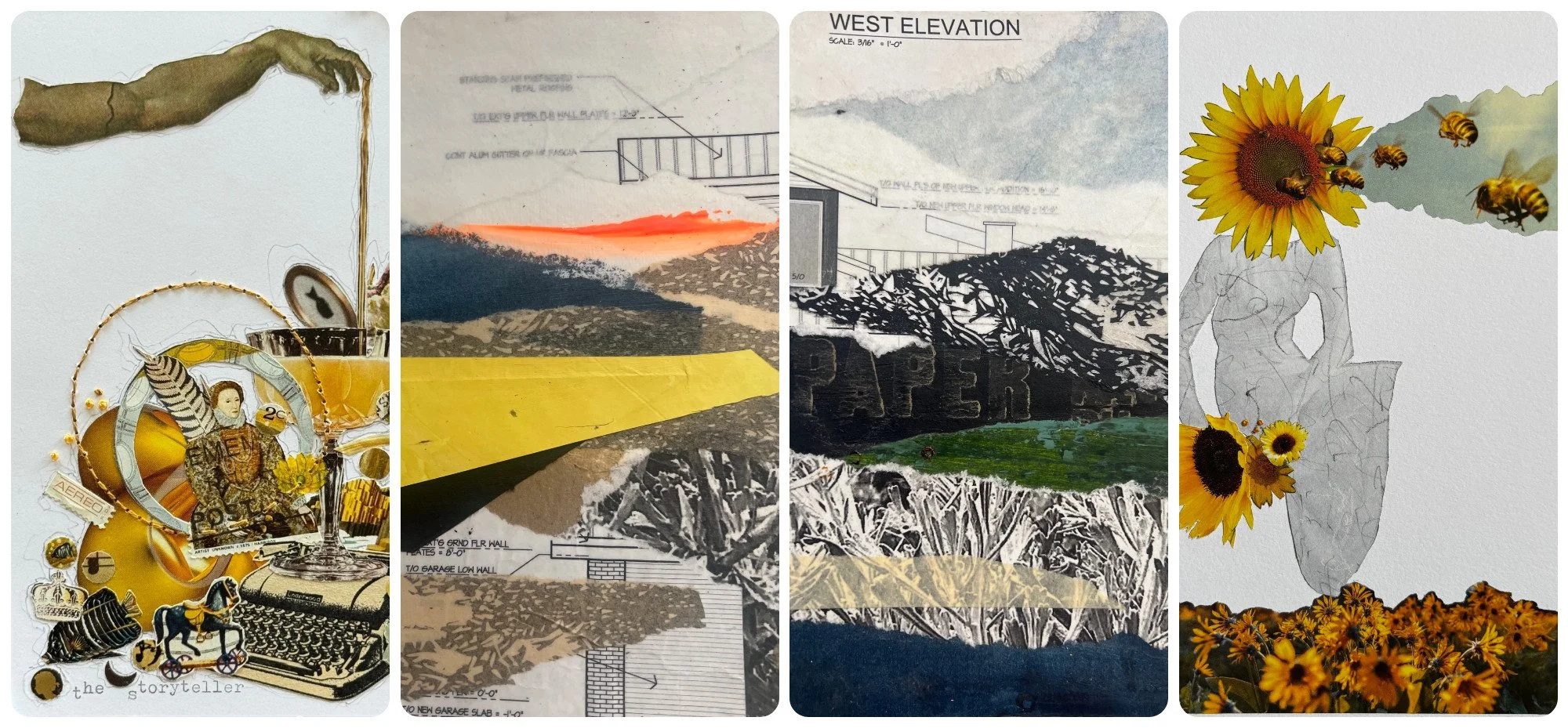 Cut, Paste, Discover // An Analog Collage Workshop
