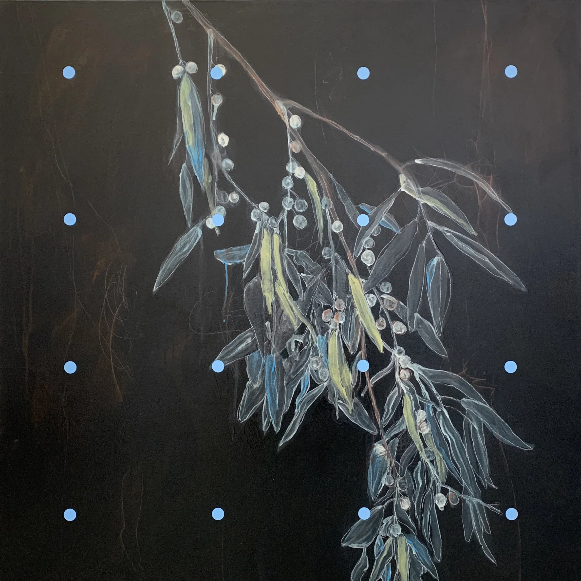 MargueriteMacIntosh_RussianOlive(Black)_2020_Acrylic_36inx36in.jpeg
