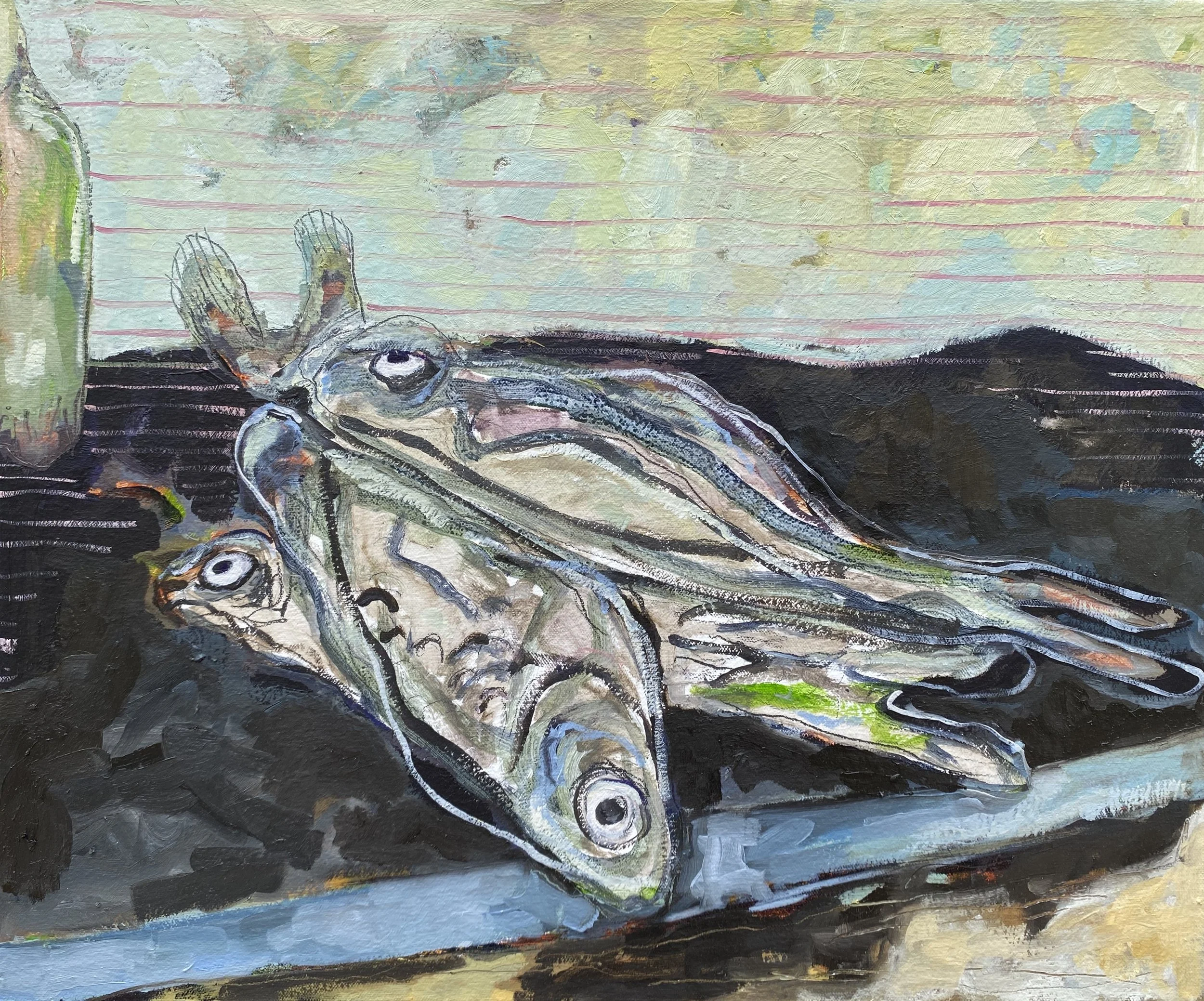 Three Fish, oil on canvas, 20x24'' 2026.jpg