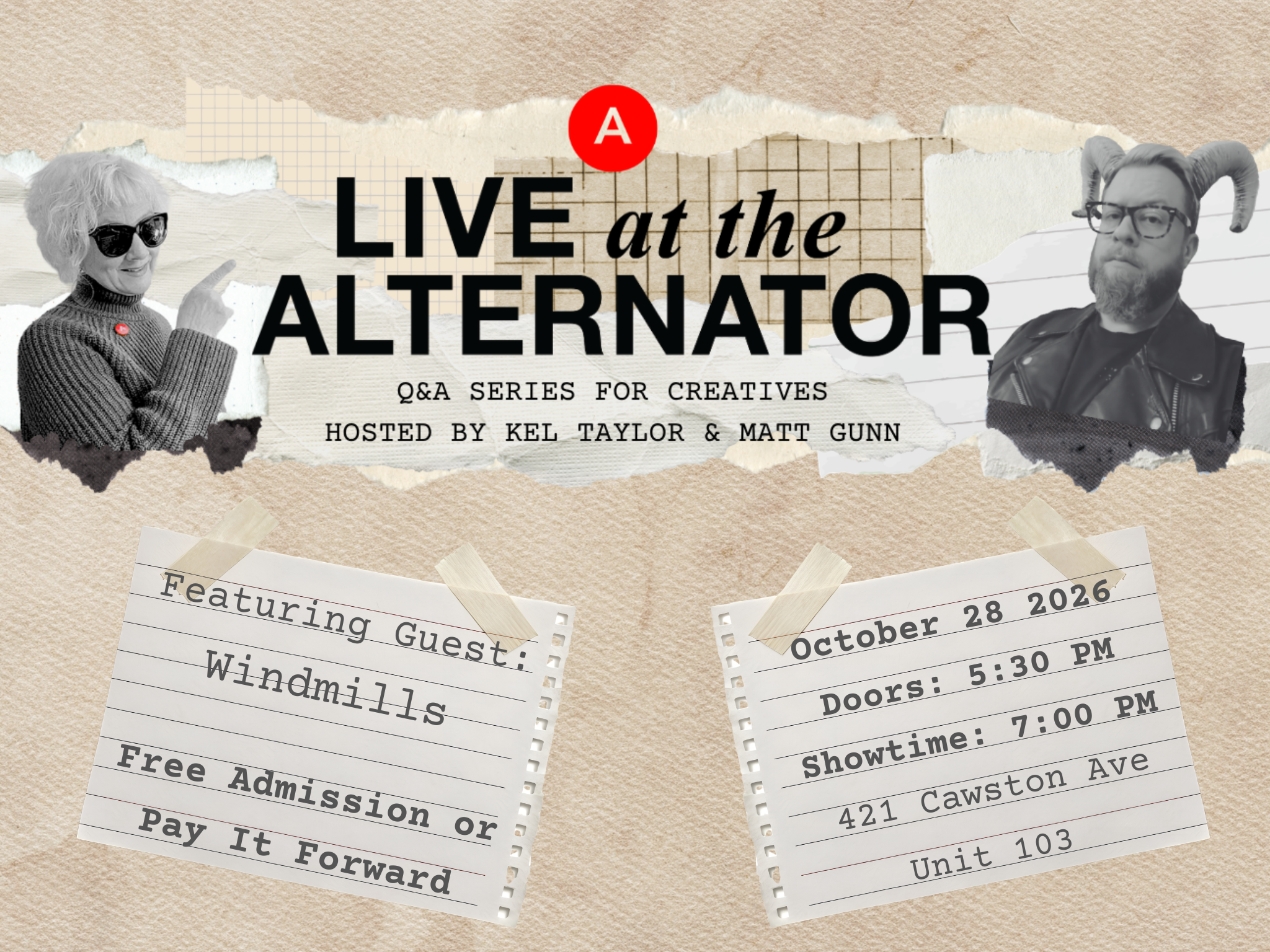 Live at the Alternator: Featuring Special Guest Windmills
