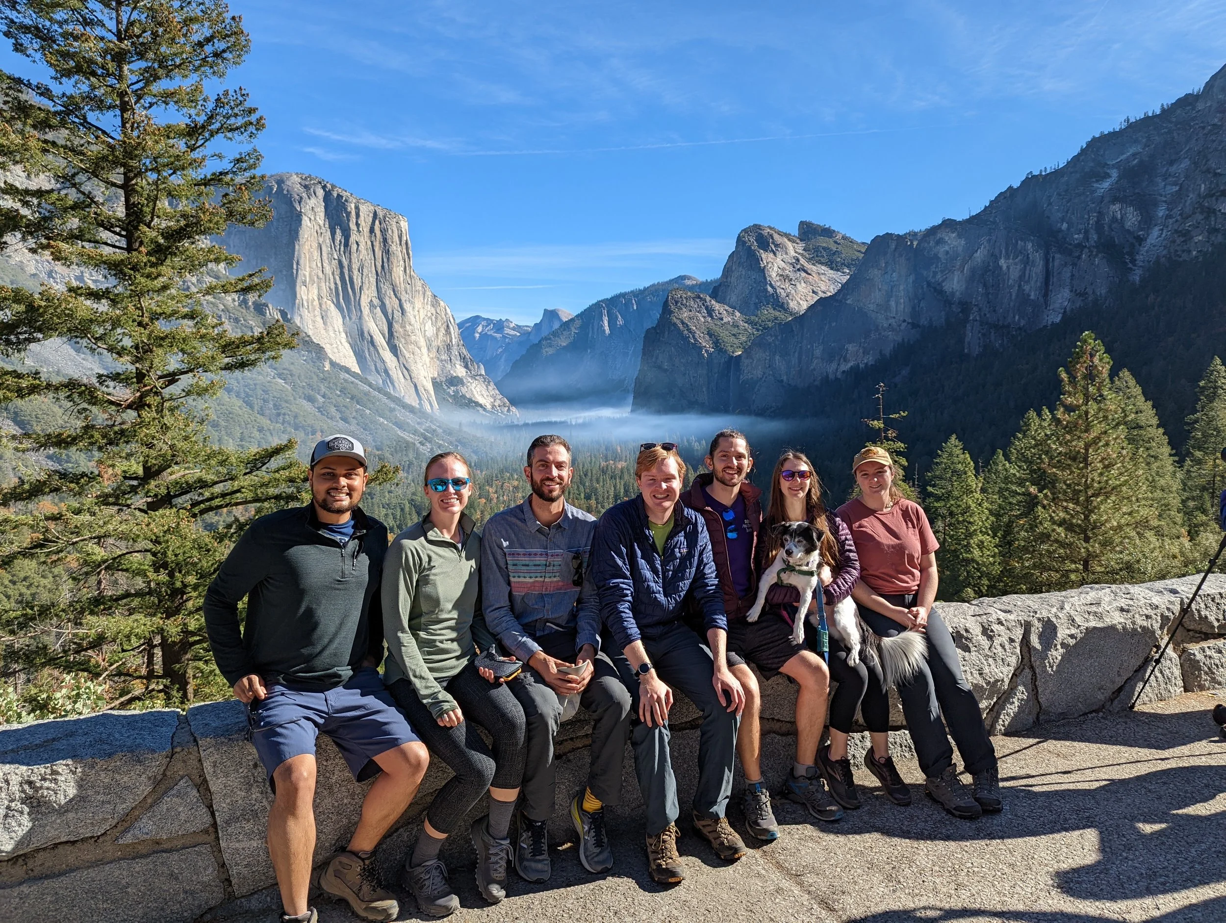 Tunnel View with our whole crew