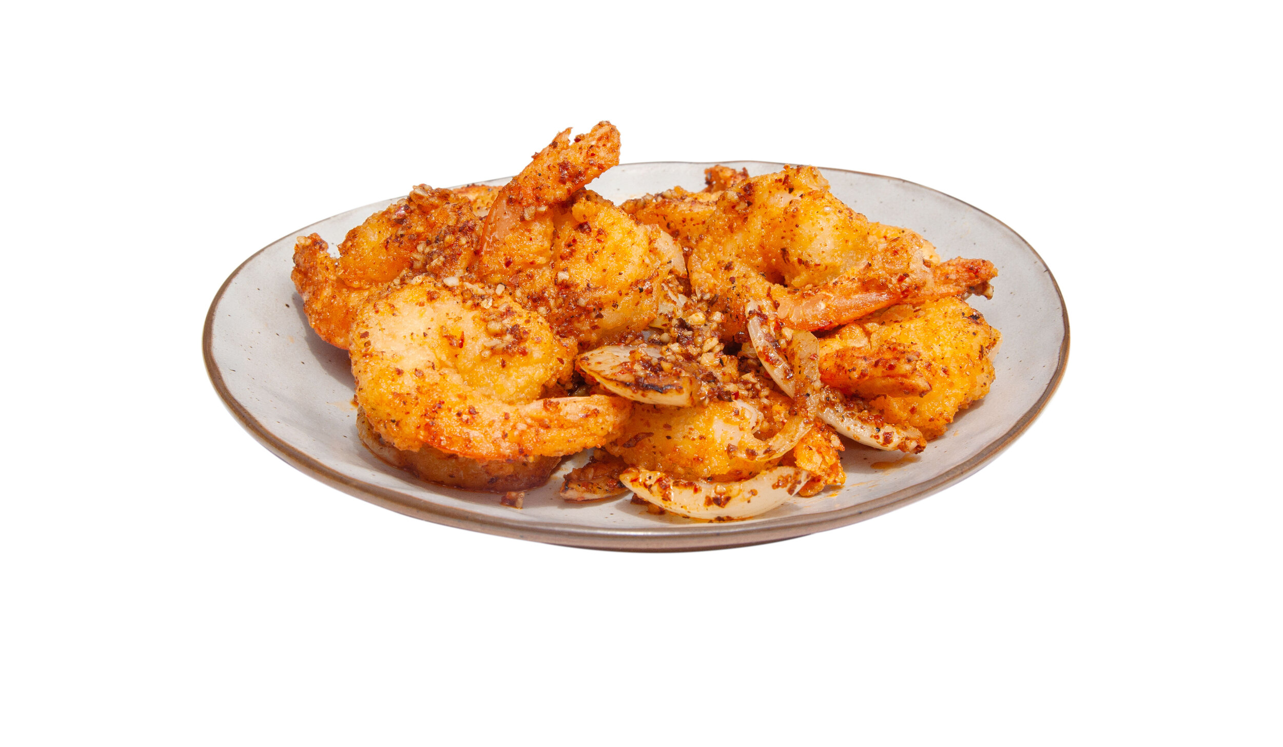 Salt &amp; Chilli Prawns $23.00