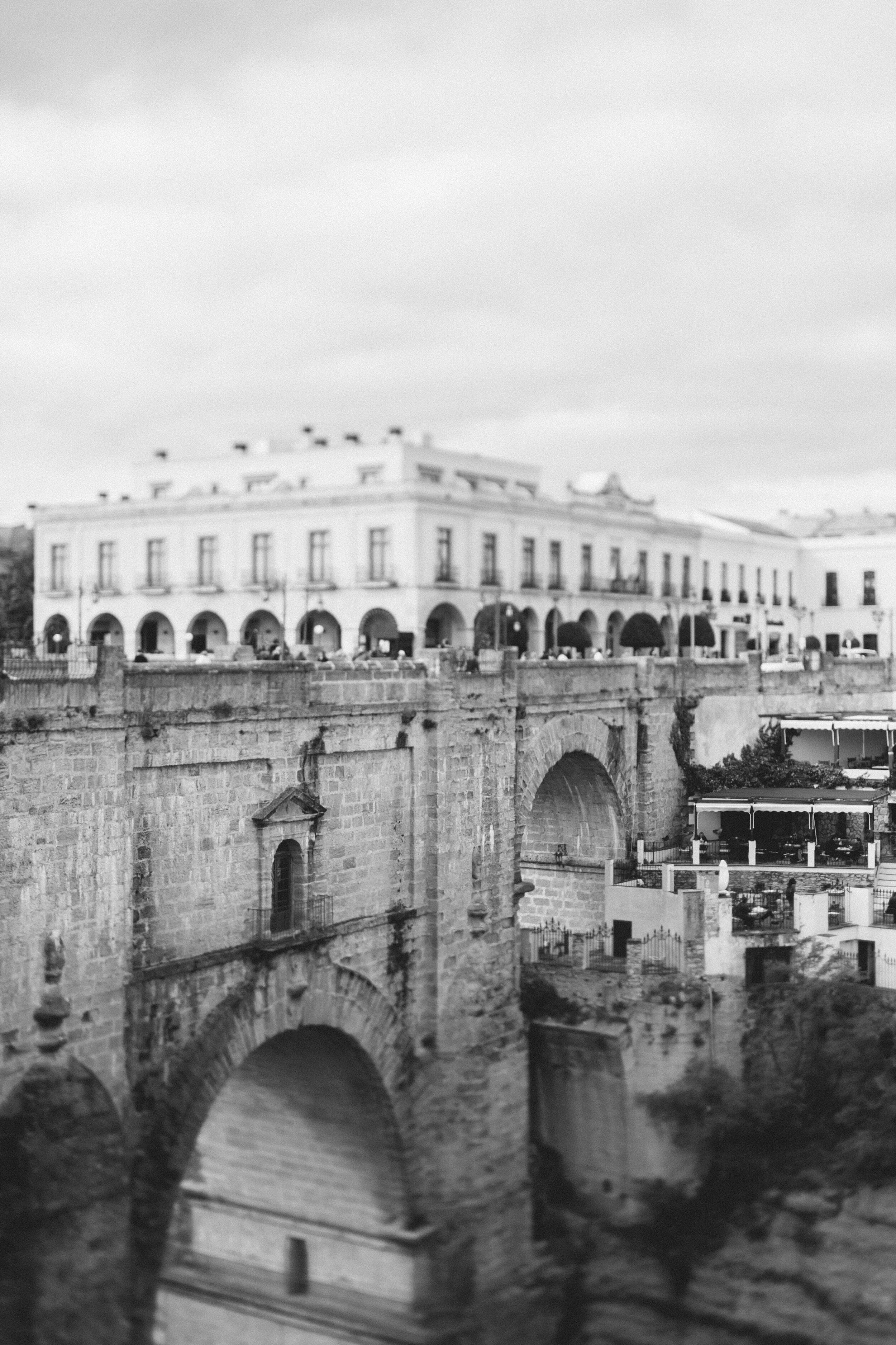 Spain: Rhonda Overlook (B&W)