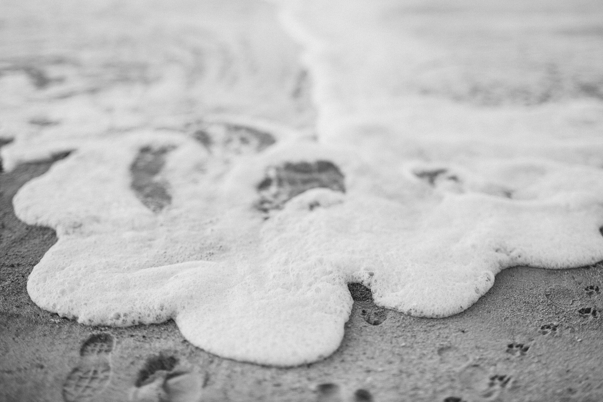 Cabo San Lucas: Foam (B&W)