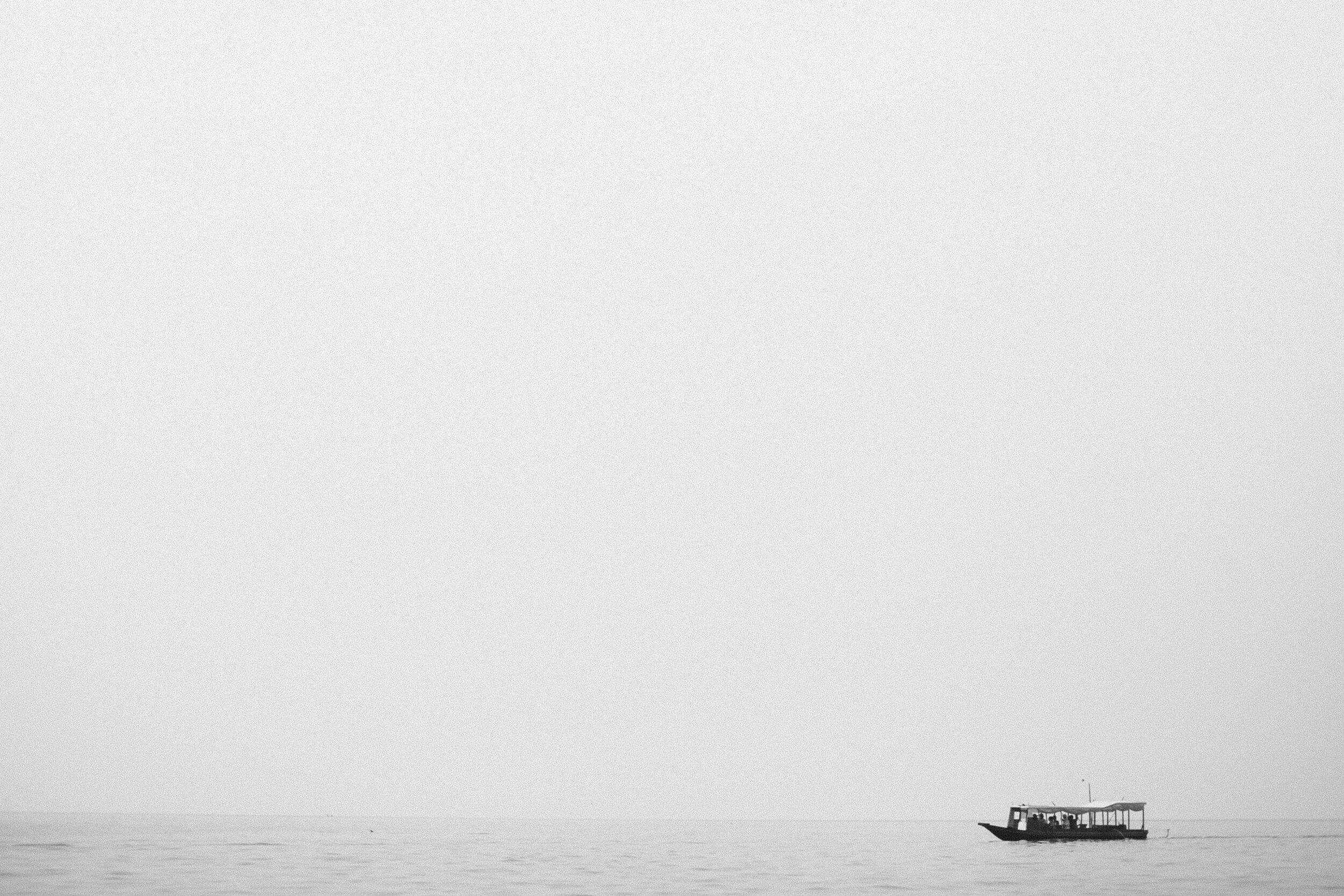 Cambodia: In the Distance (B&W)