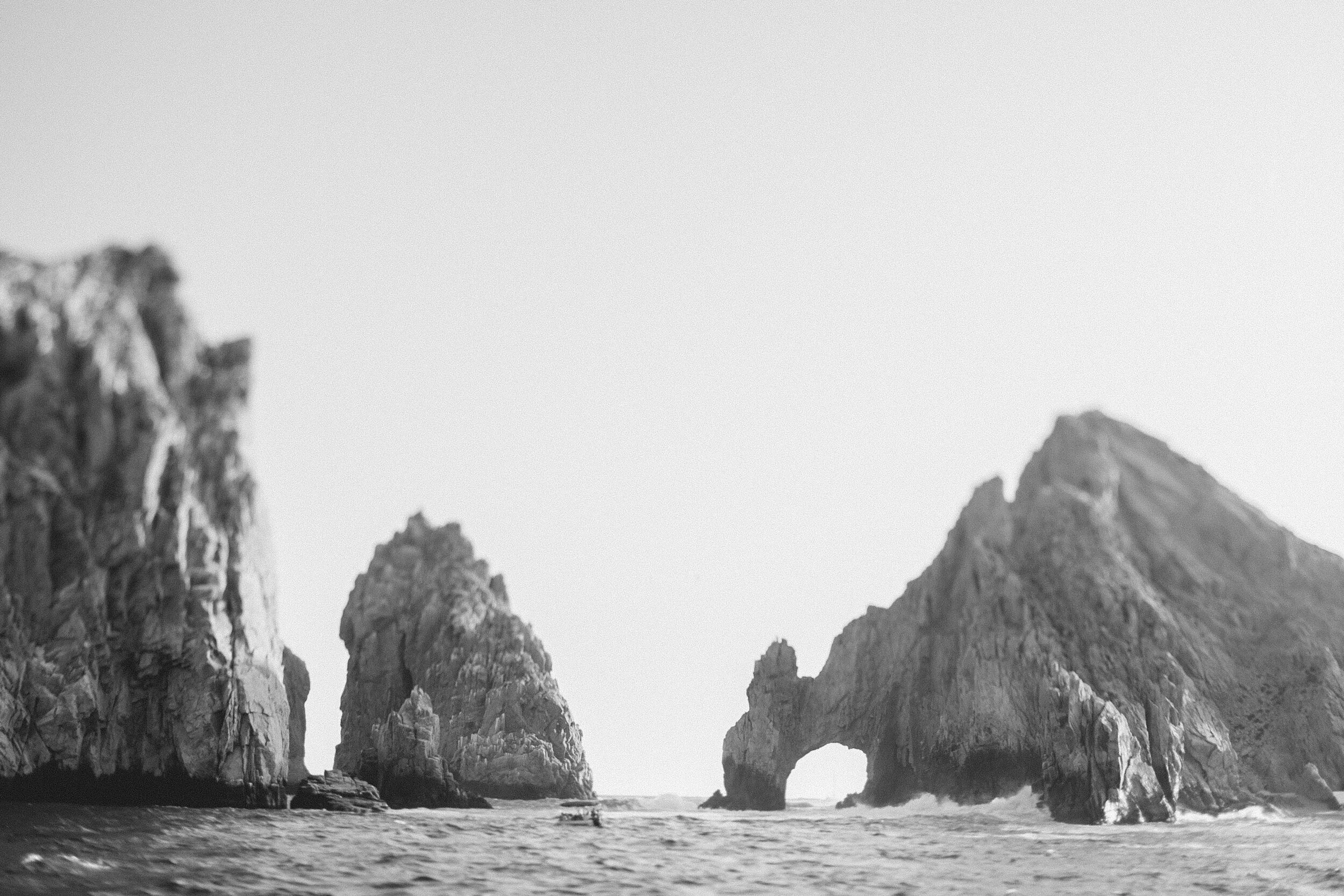 Cabo San Lucas: The Rocks (B&W)