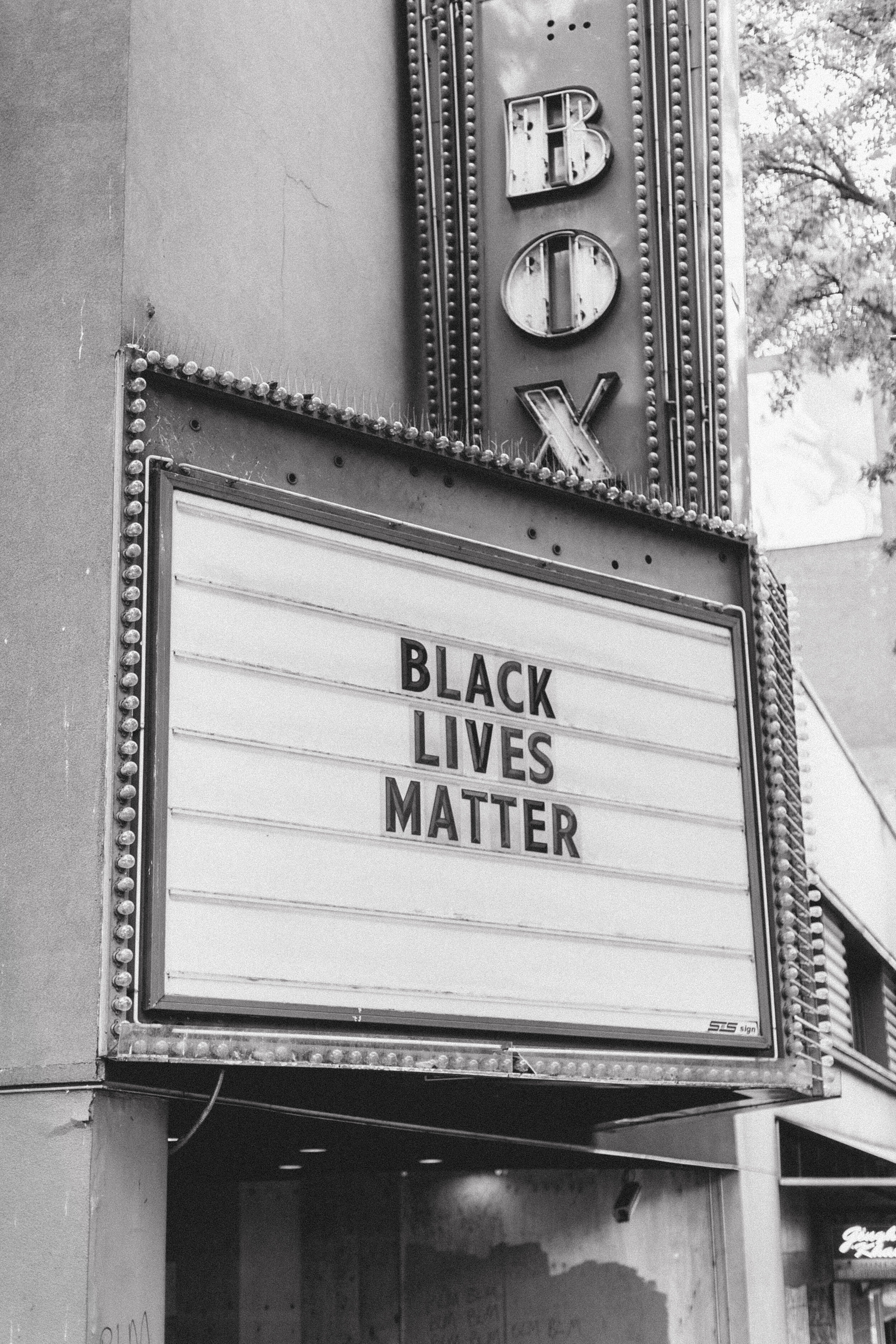 BLM Marquee