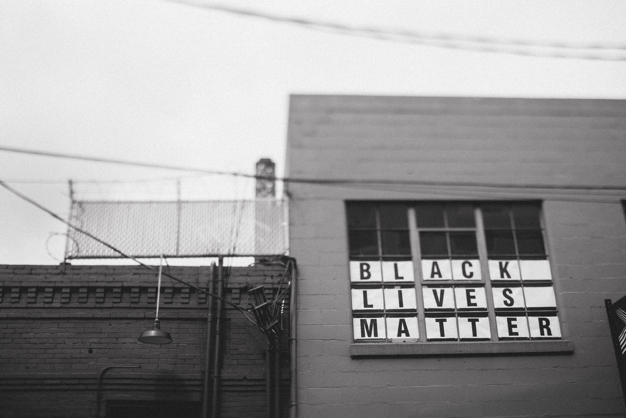 BLM Up In the Window