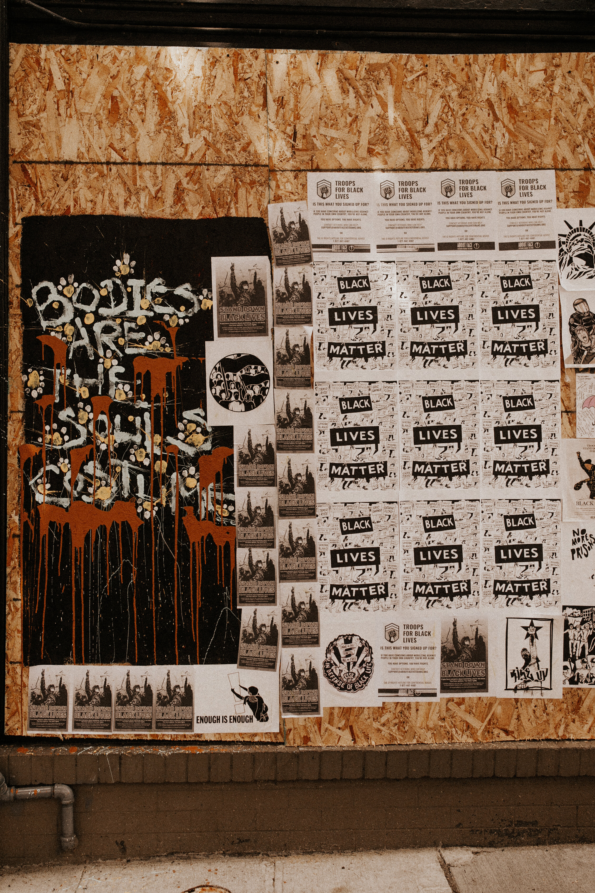 BLM Papered Wall (Color)