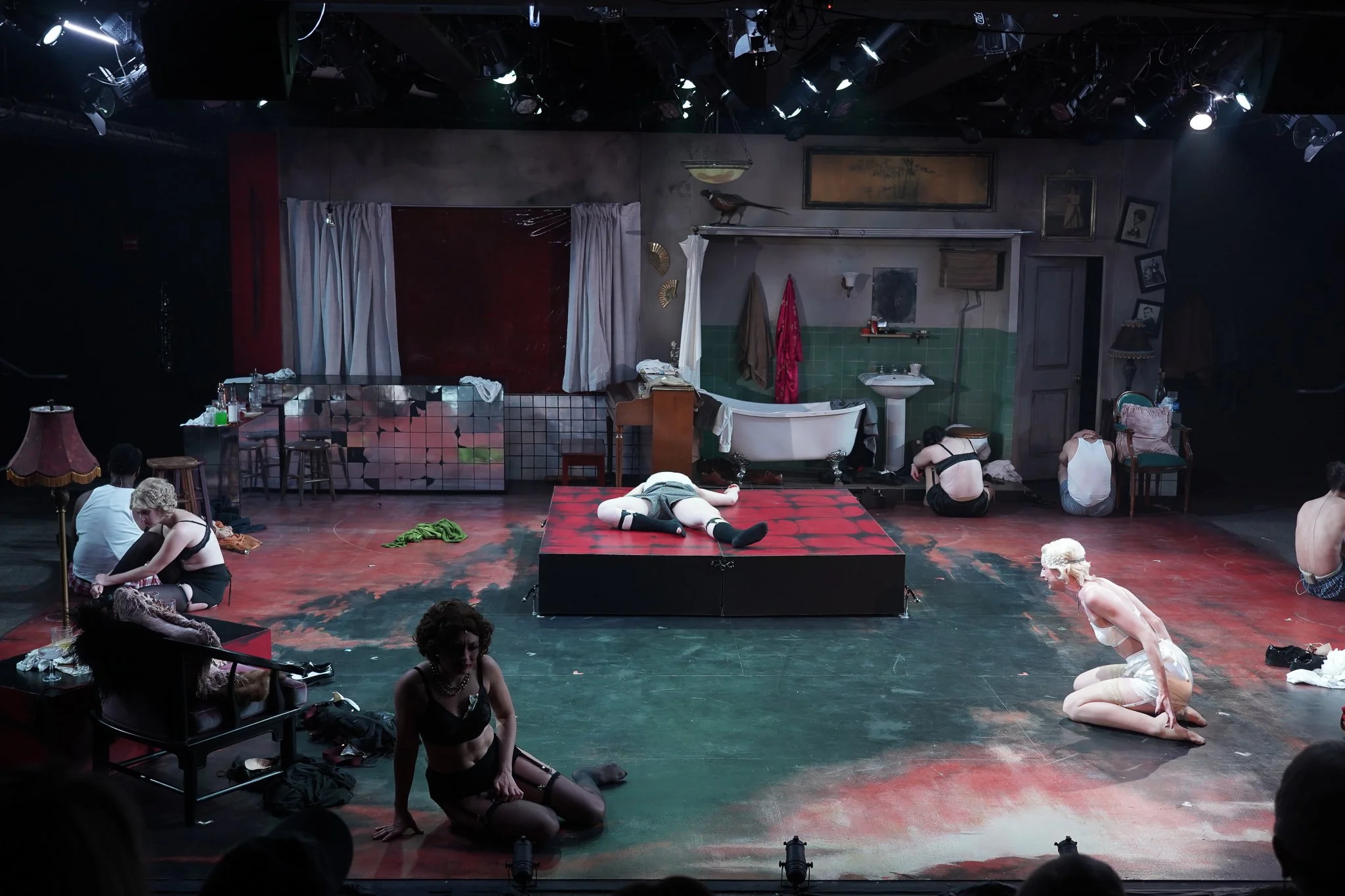 Design for Andrew Lippa's The Wild Party, Playhouse on Park, 2026. Directed by SEAN HARRIS, Choreographed by DARLENE ZOLLER, Music Direction by COLIN BRITT