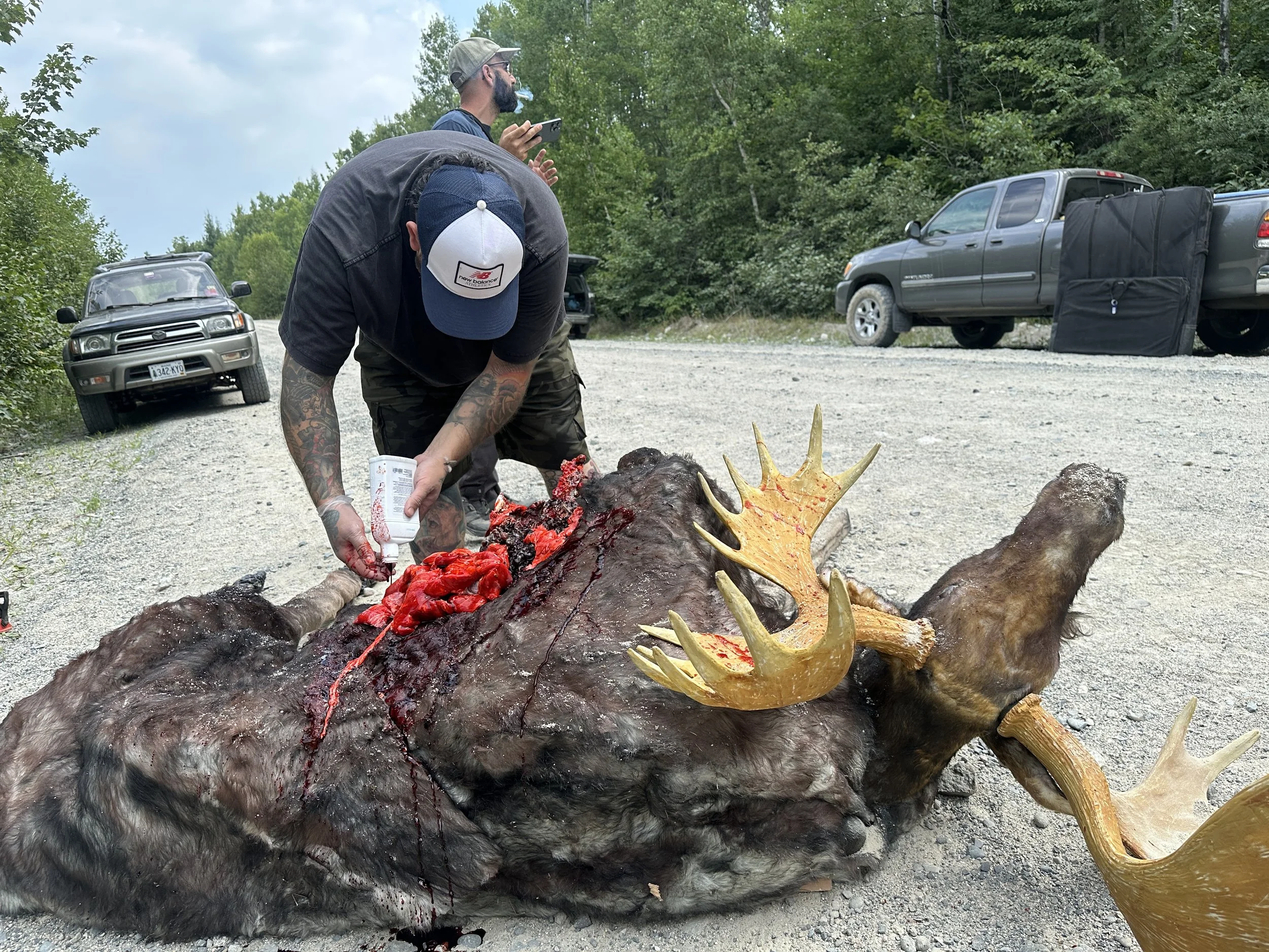 BEARTRAP SHORT FILM - ROADKILL MOOSE PROP BUILD