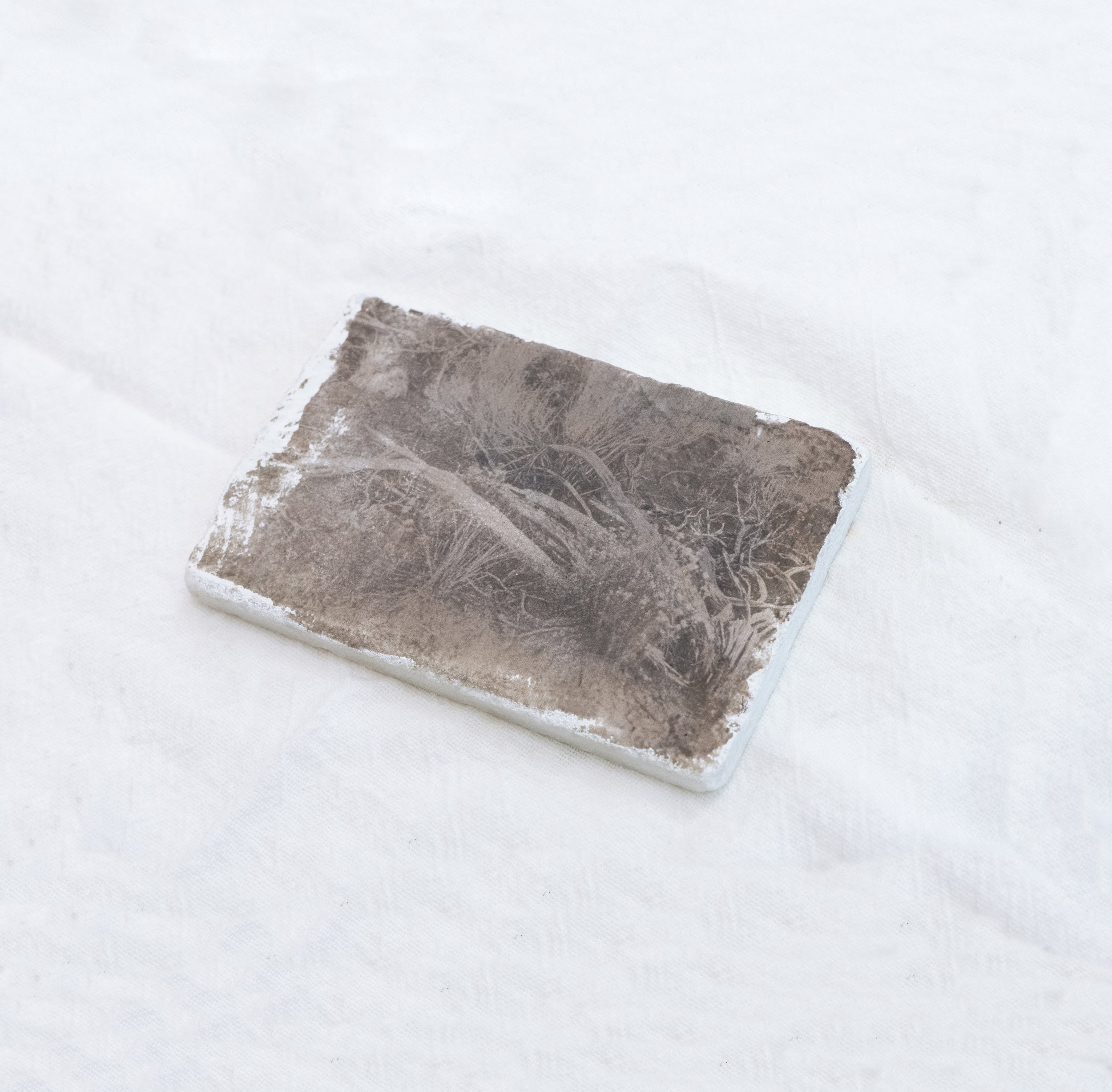  salt print on marble 