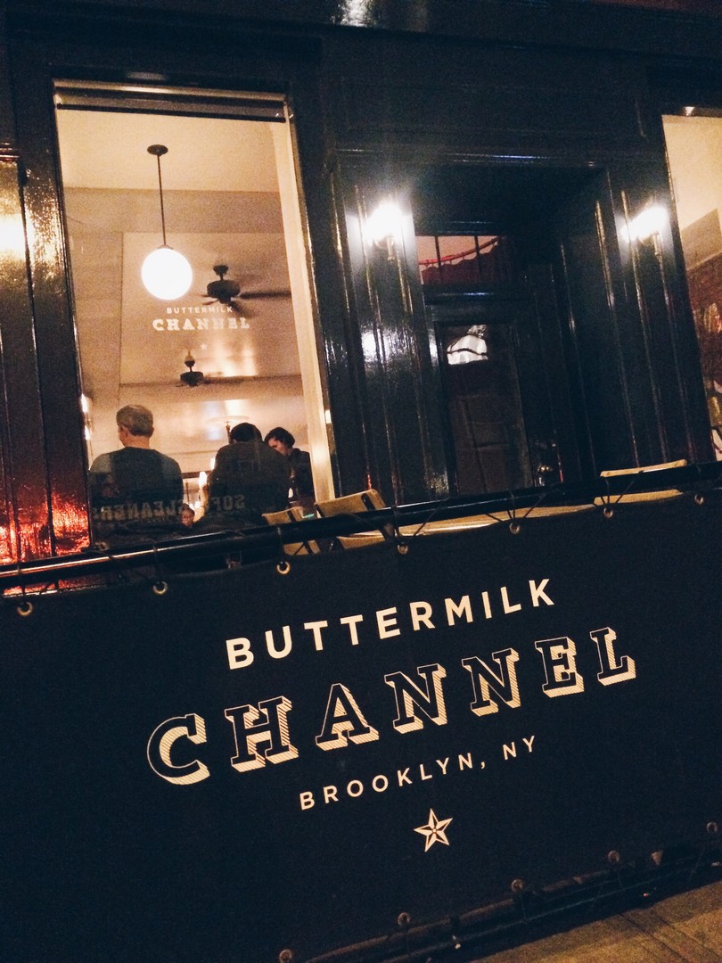  We headed in to Brooklyn one night to check out&nbsp; Buttermilk Channel , apparently one of Beyonce and Jay-z's favorite local spots. 