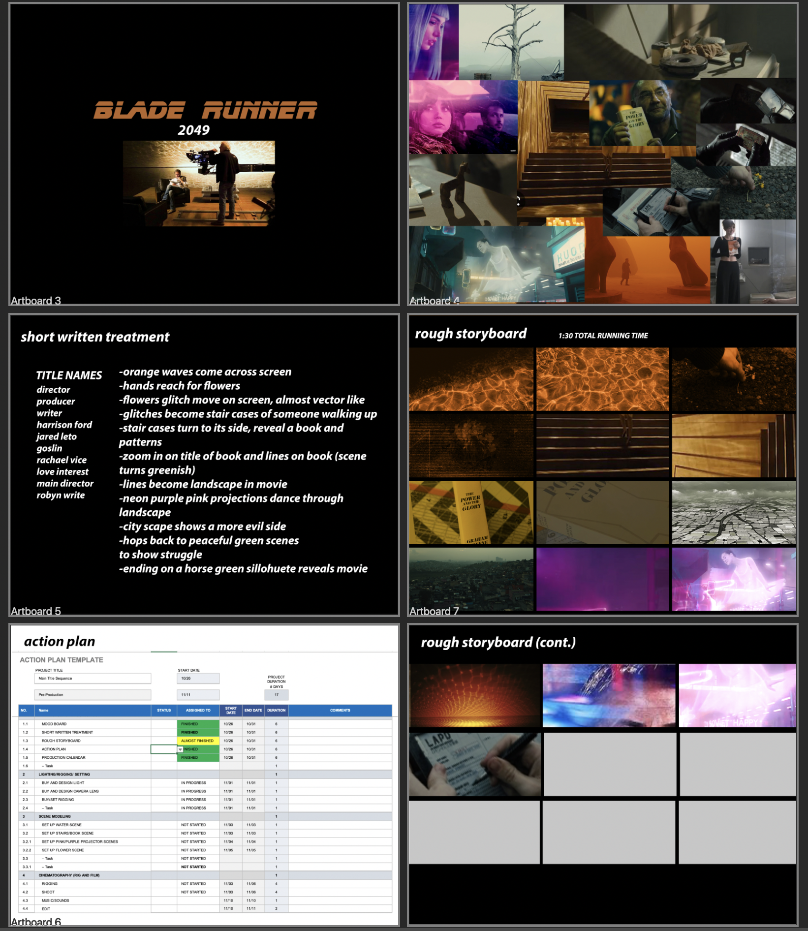 Blade Runner 2049 Title Sequence Process Book