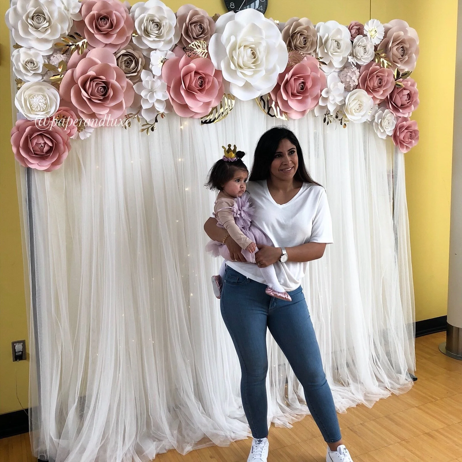 Flower Wall Rentals Paper And Luxe