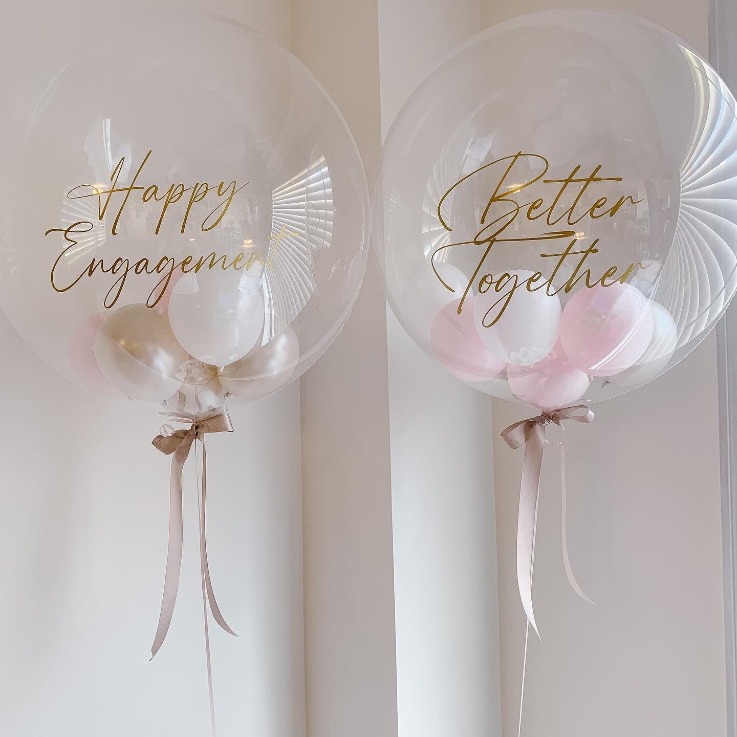 Double luxe bubbles= Double the love 💕 

Fun fact about me: I LOVE love and it brought me so much joy to create these for an engagement party ❤️