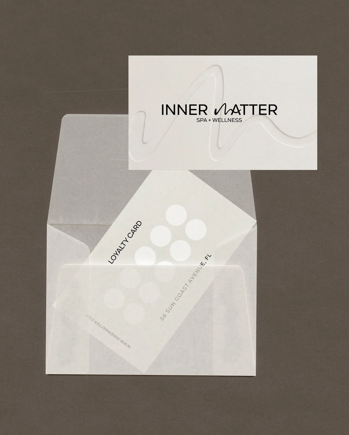 A premium spa concept focused on deep rest, inner balance, and intentional design. 
#dbinnermatter #designerbriefs #branddesign #spabranding #premiumbranding mockupdesign