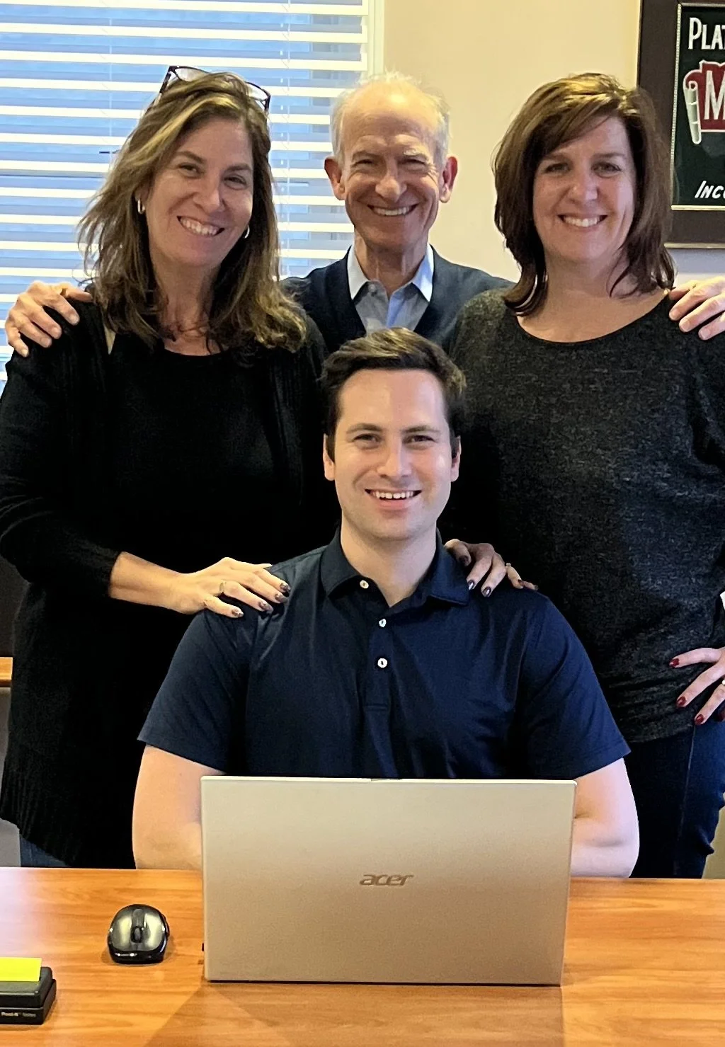 Houston Insurance team photo in Braintree