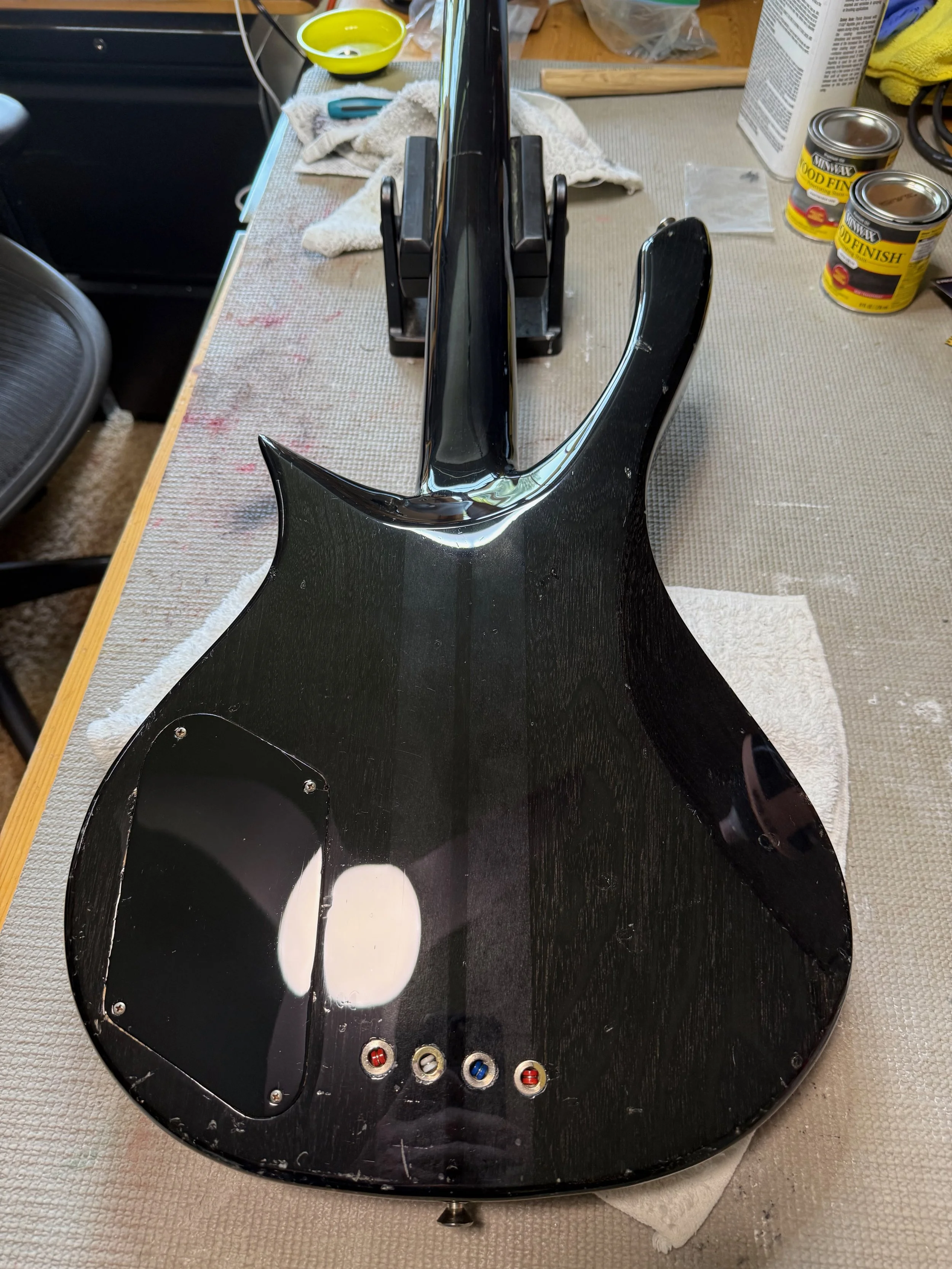 Control cover back on - it's come a long way!