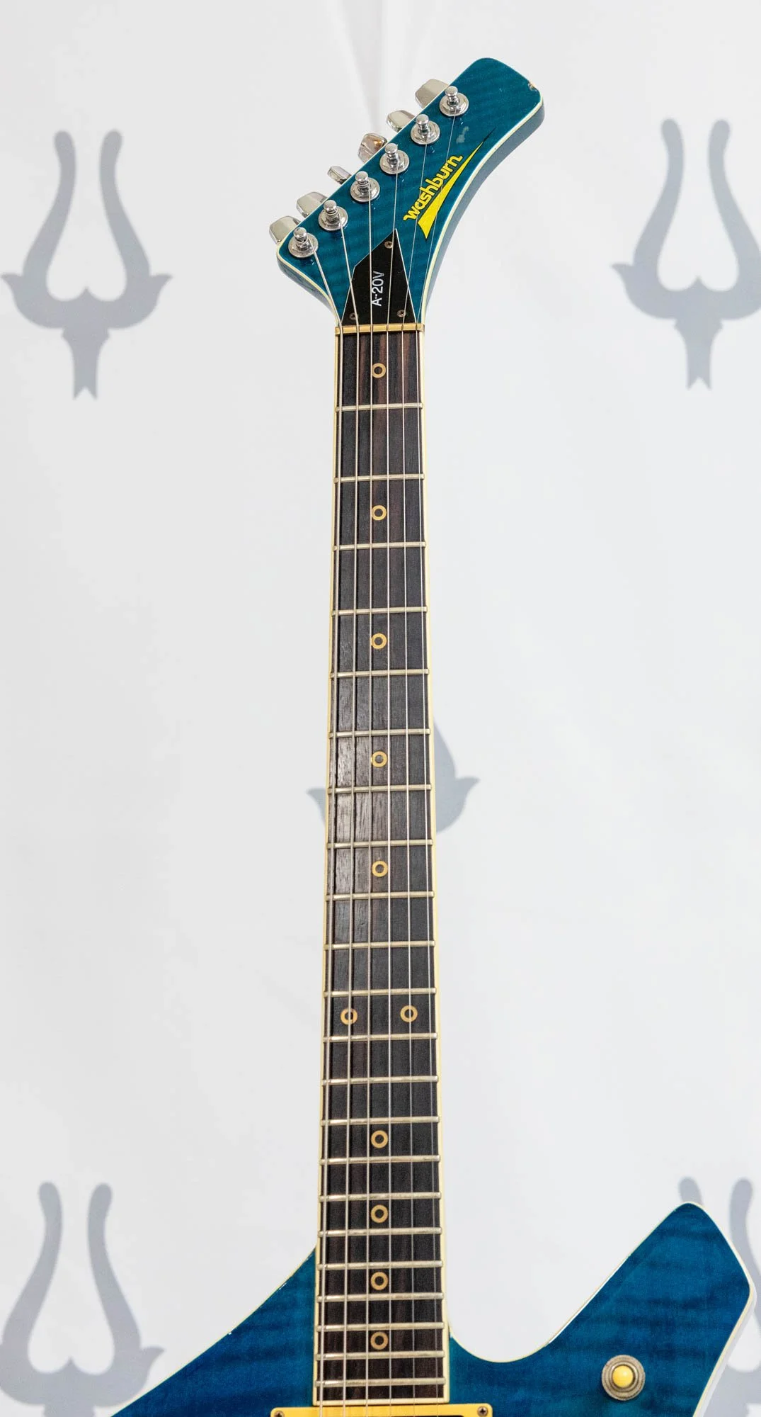 1983 Washburn Stage A-20V Transparent Blue