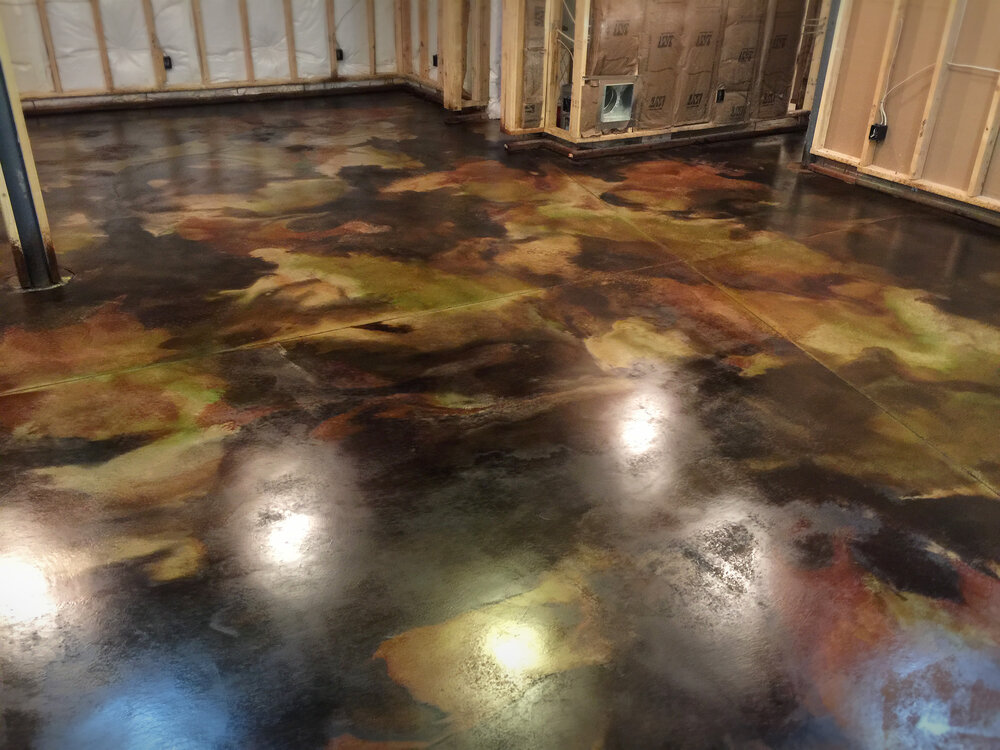 Acid Stained Concrete Floors Visions