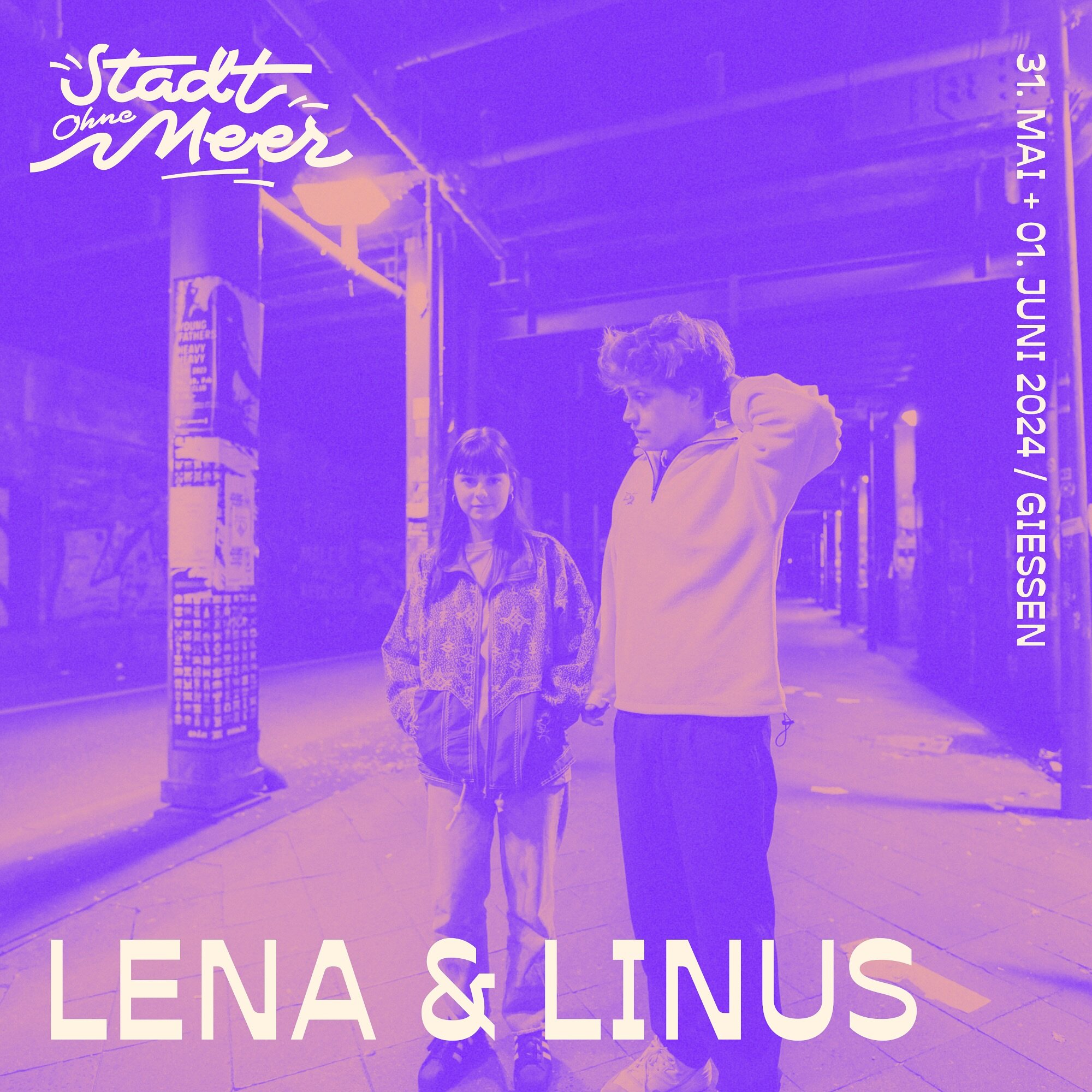 Wir k&ouml;nnen von Indie-Pop genau so wenig genug bekommen wie ihr! Deshalb freuen wir uns umso mehr, dass wir @lenaundlinus bei uns auf der B&uuml;hne begr&uuml;&szlig;en d&uuml;rfen 💜🐬 schon reingeh&ouml;rt?🫂