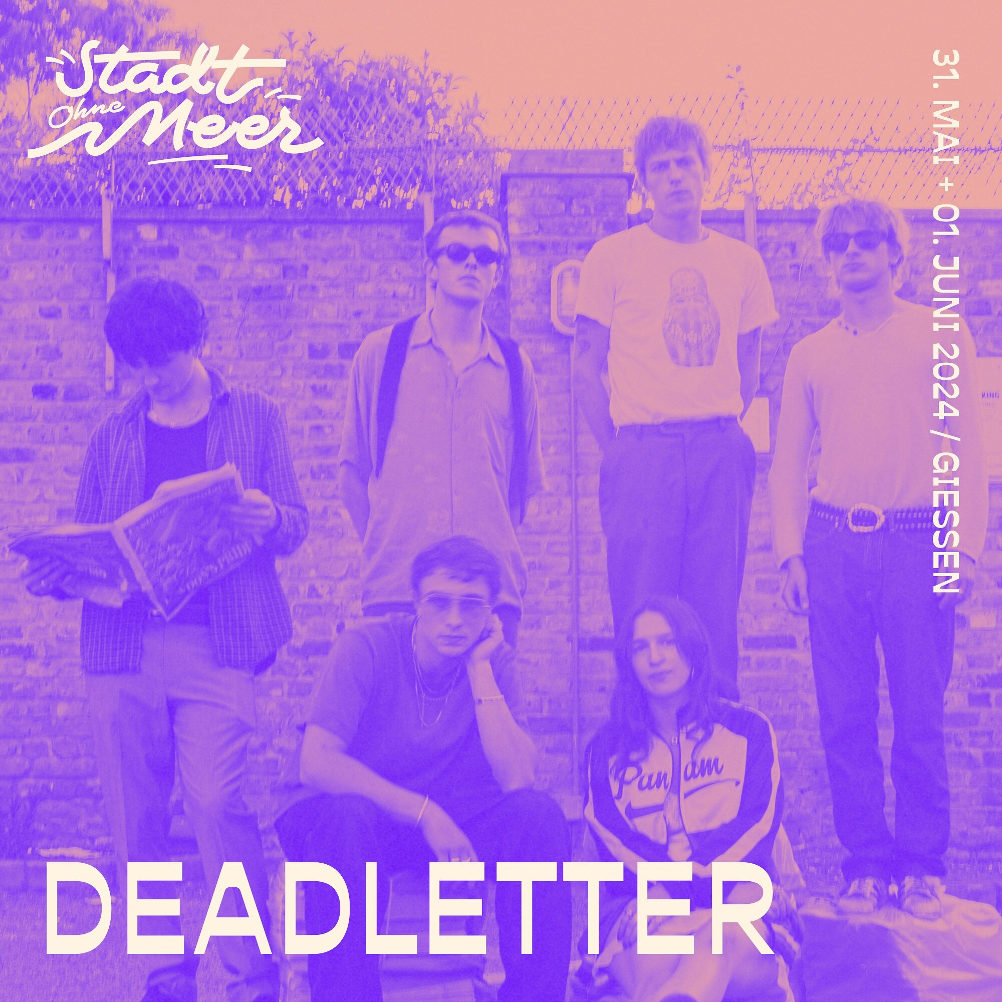 In diesem Jahr beehrt uns die Londoner Band @_deadletter auf dem SoM 😍 wir k&ouml;nnen es kaum noch erwarten, mit euch zusammen zu tanzen 🫂🐬💜 seid ihr bereit f&uuml;r Songs wie Weights und Degenerate Inanimate?🥳