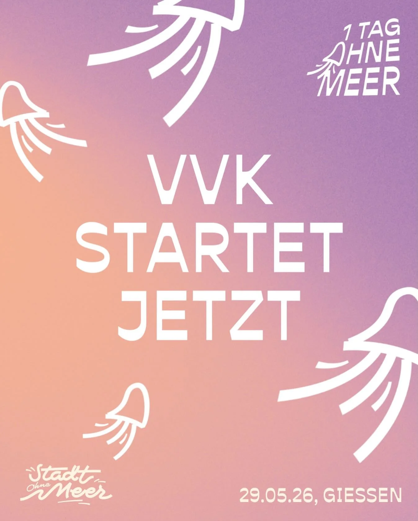 Der offizielle VVK f&uuml;r 🌊1 Tag ohne Meer🌊 startet jetzt!!!
Es gibt noch Vertrauens-Vorschuss Tickets f&uuml;r 39,90 Euro! 
Link in Bio 🪼🙏