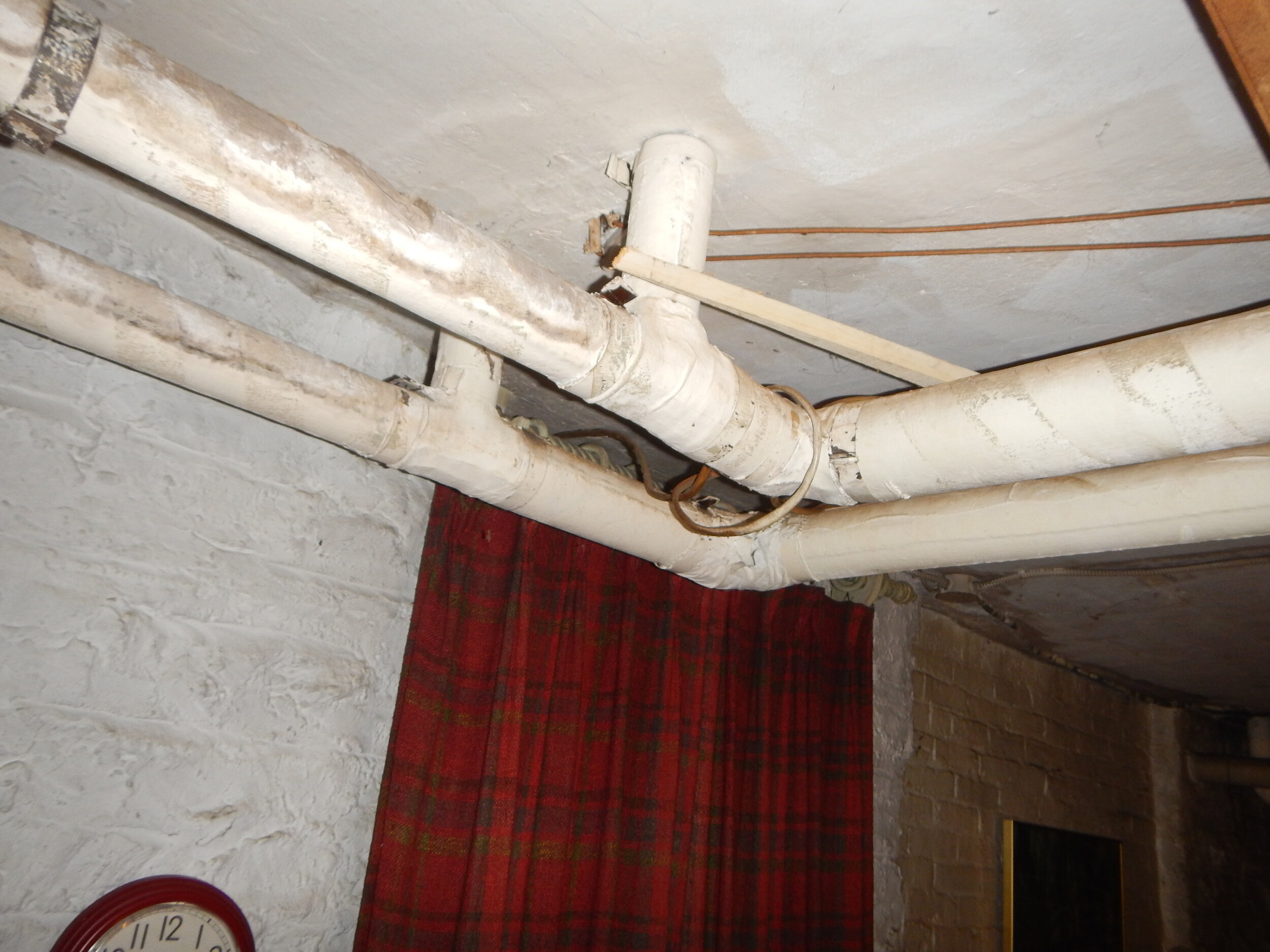 Pipe Insulation Likely Contains Asbestos