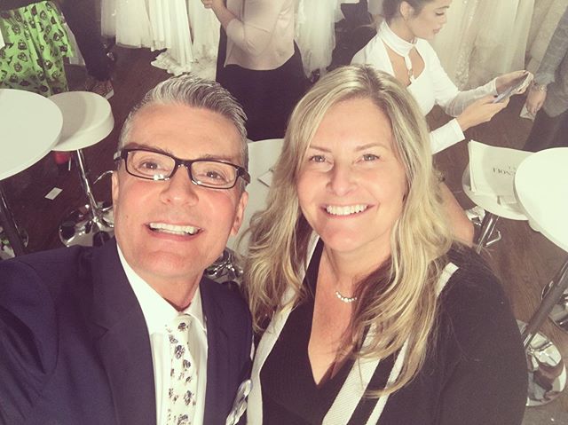 New York Bridal Market was amazing! So wonderful to chat with @randyfenoli  while viewing the new Randy Fenoli Bridal Collection! 💎 .
.
.
.
#bridal #wedding #couture #sayyestothedress #bridaldress #weddinggowns #bridalgallery #bridalgallerybyyvonne 