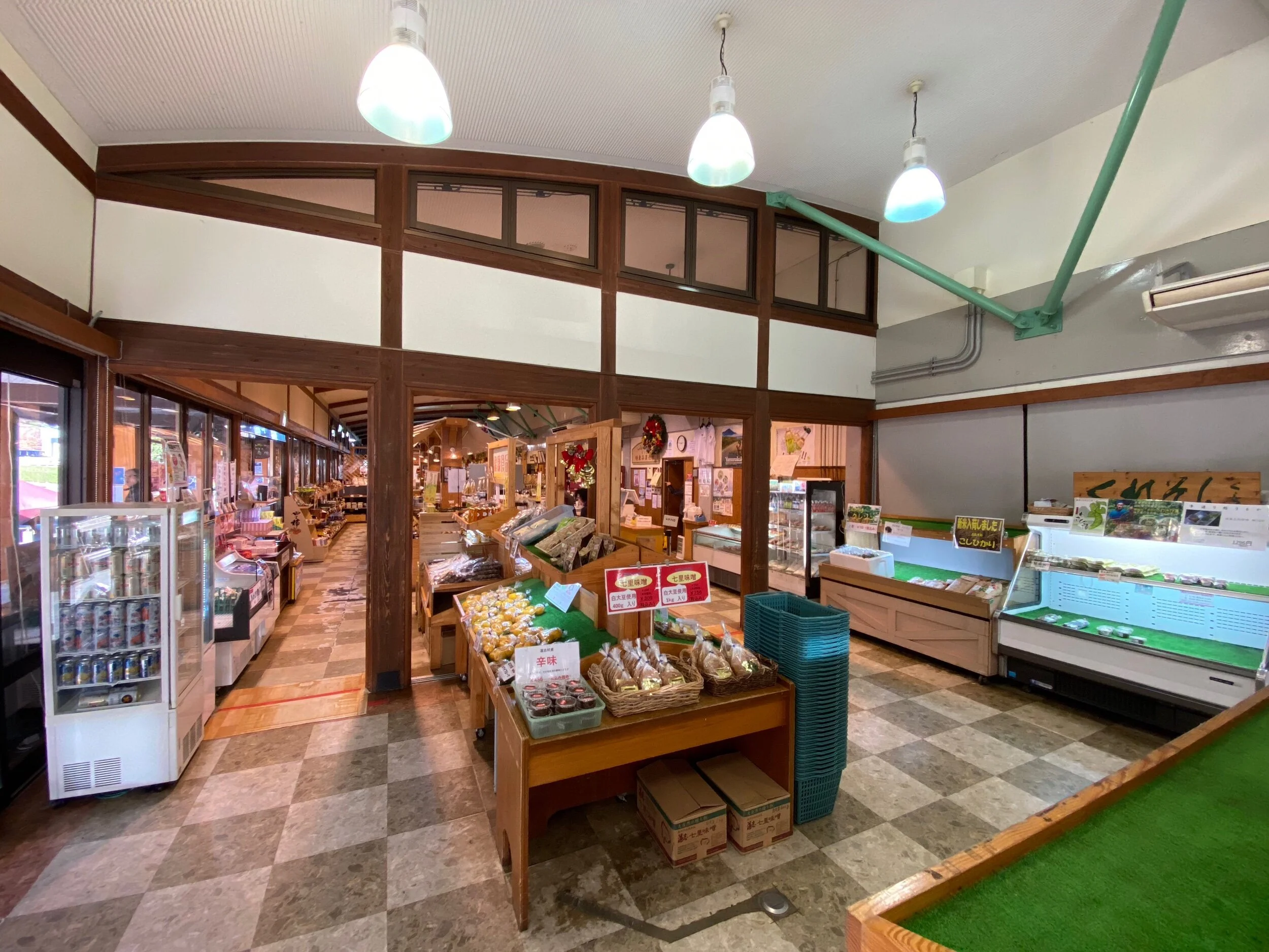 It's quite big in here.