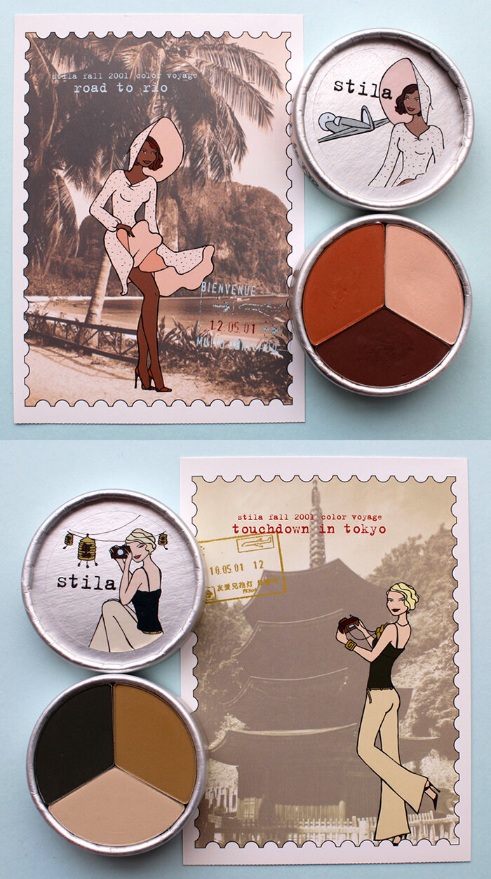   Eyeshadow Trios and Postcards  Fall 2001   