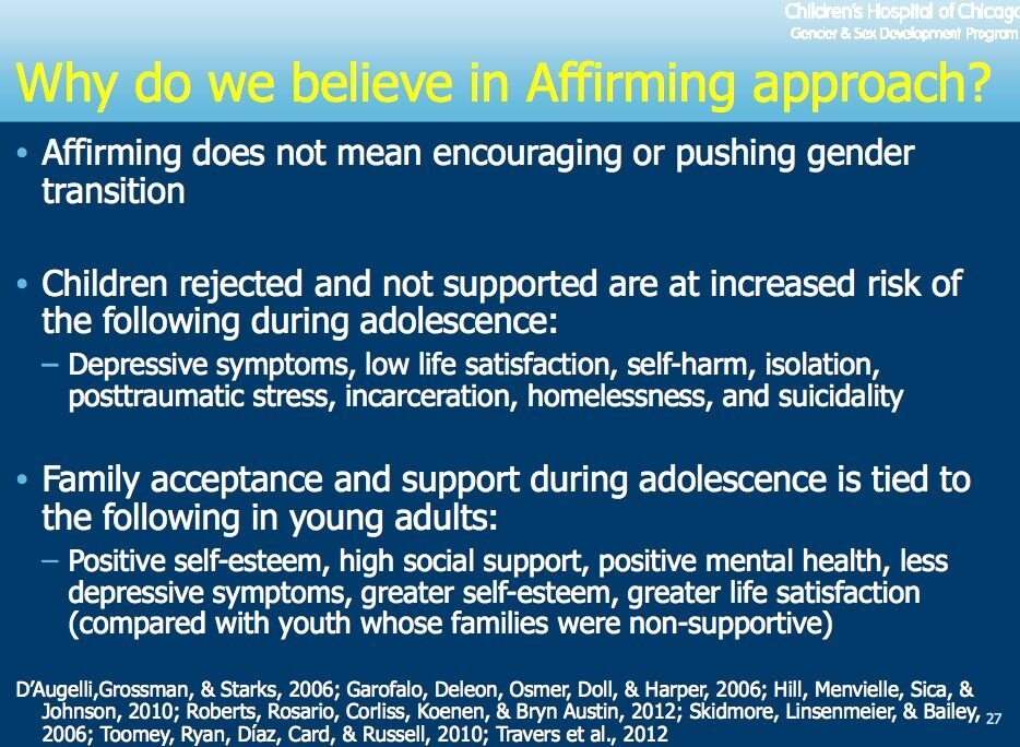 Why do we believe in Affirming approach?