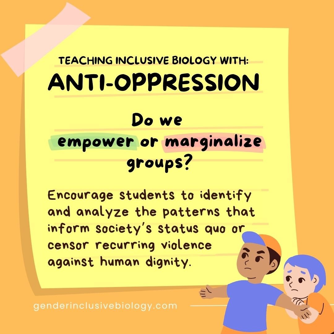 framework #4: anti-oppression