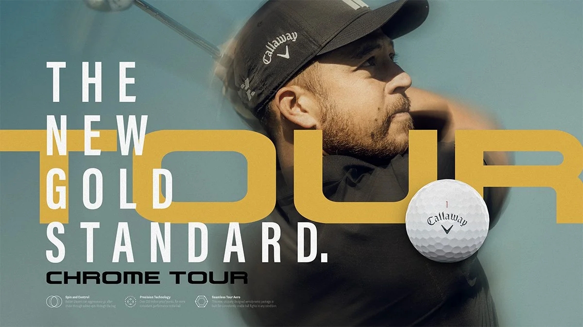 Design and Direction for Callaway golf ball campaign