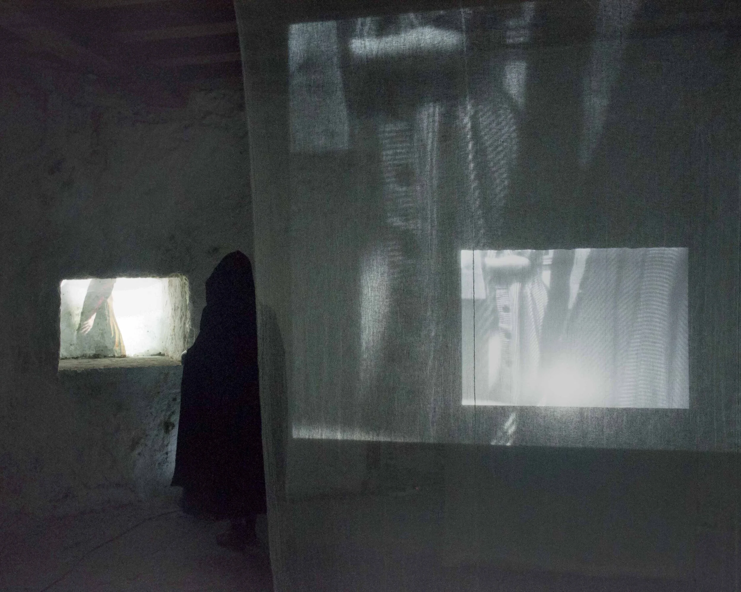  Recurrent Too Diptych, installation at Newton Castle, Co. Clare, IE 