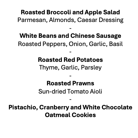 Tuesday, February 24th Menu