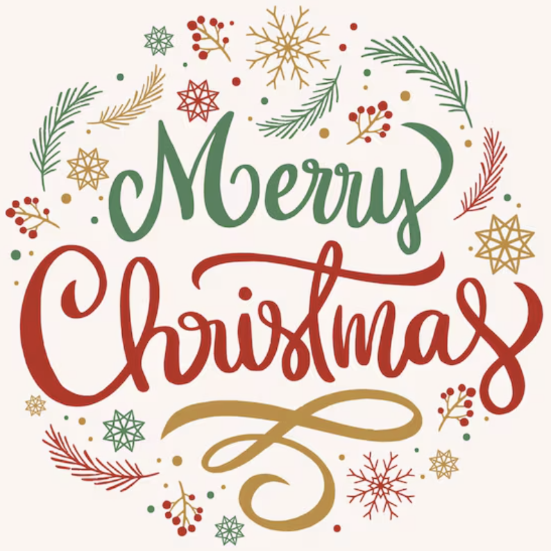 Thursday, December 25th Menu