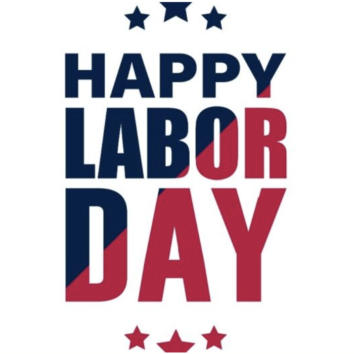 Monday, September 7th Menu Labor Day