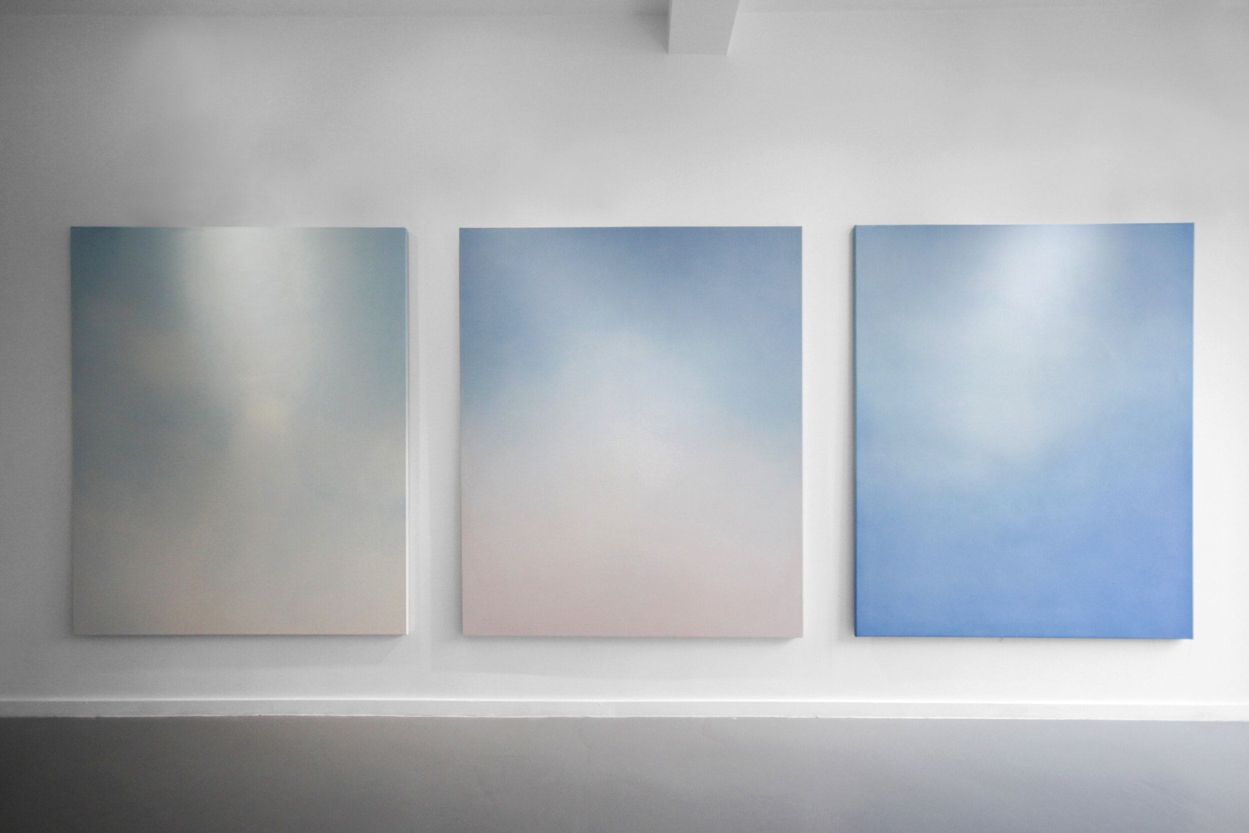  Rebecca Partridge,  Sky Paintings , 2019 