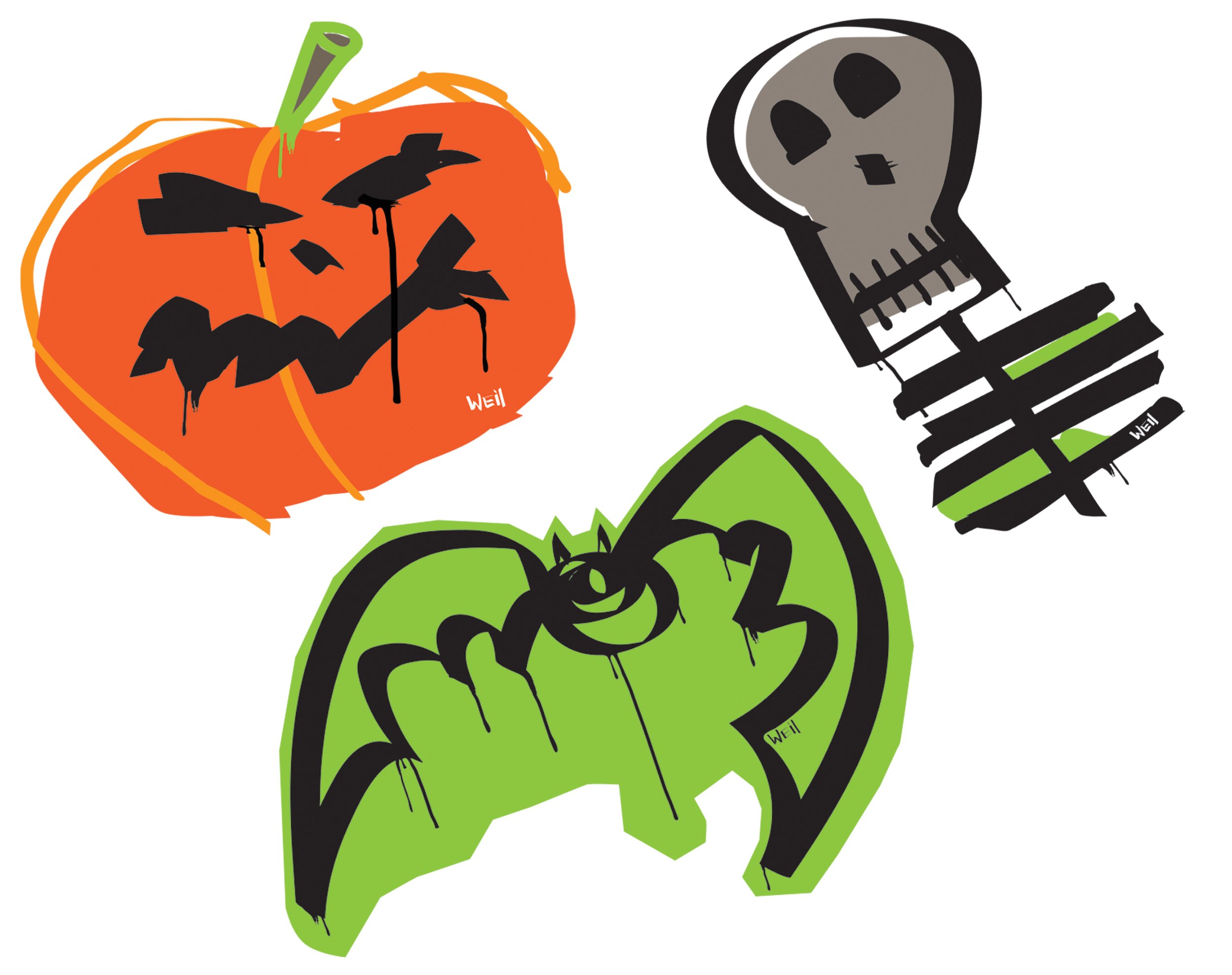 2024 Halloween Sticker Pack