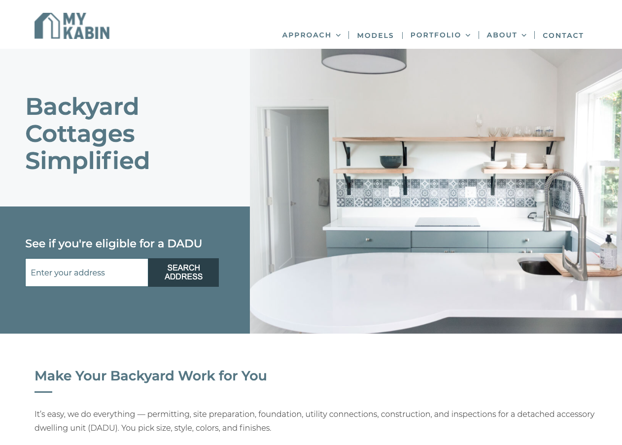 MyKabin Home Page