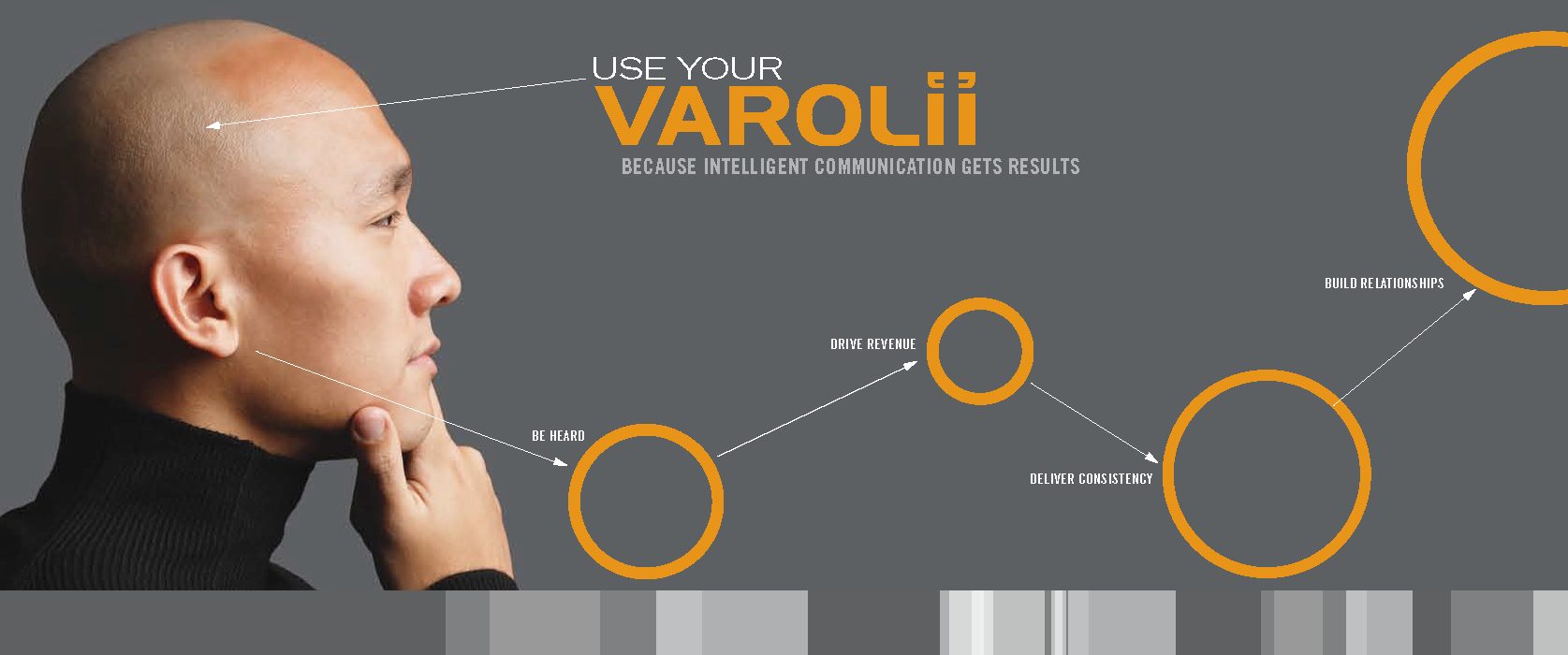 Cover of direct mailer announcing the new brand