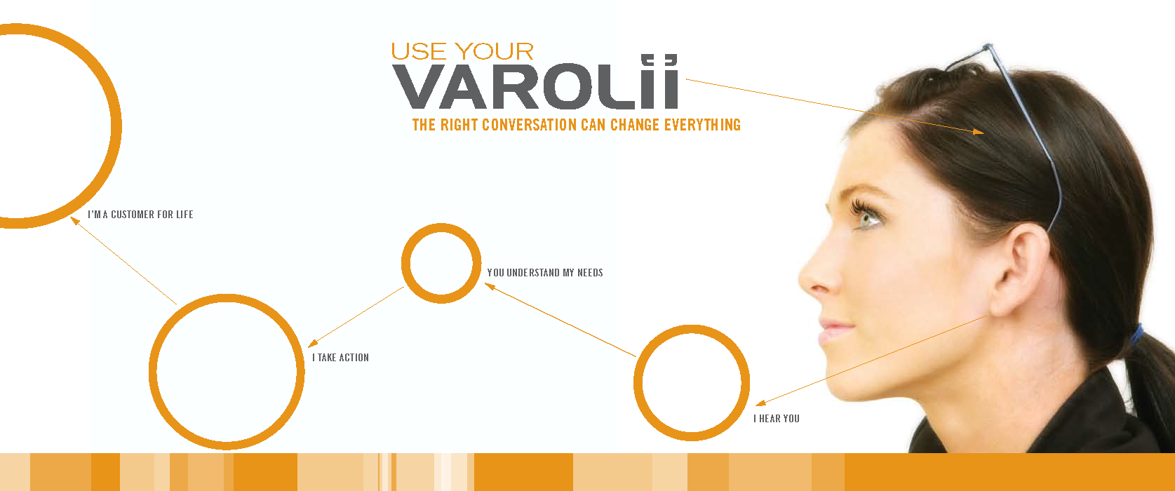 Cover of direct mailer announcing the new brand