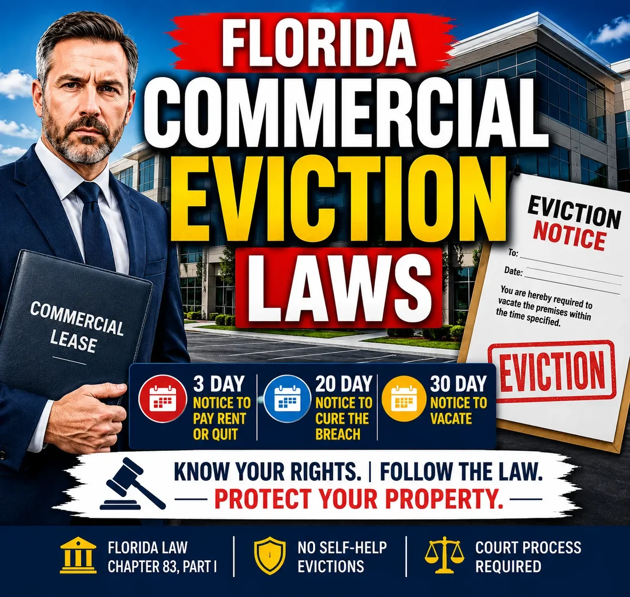 Florida Commercial Eviction Laws Every Landlord Should Understand