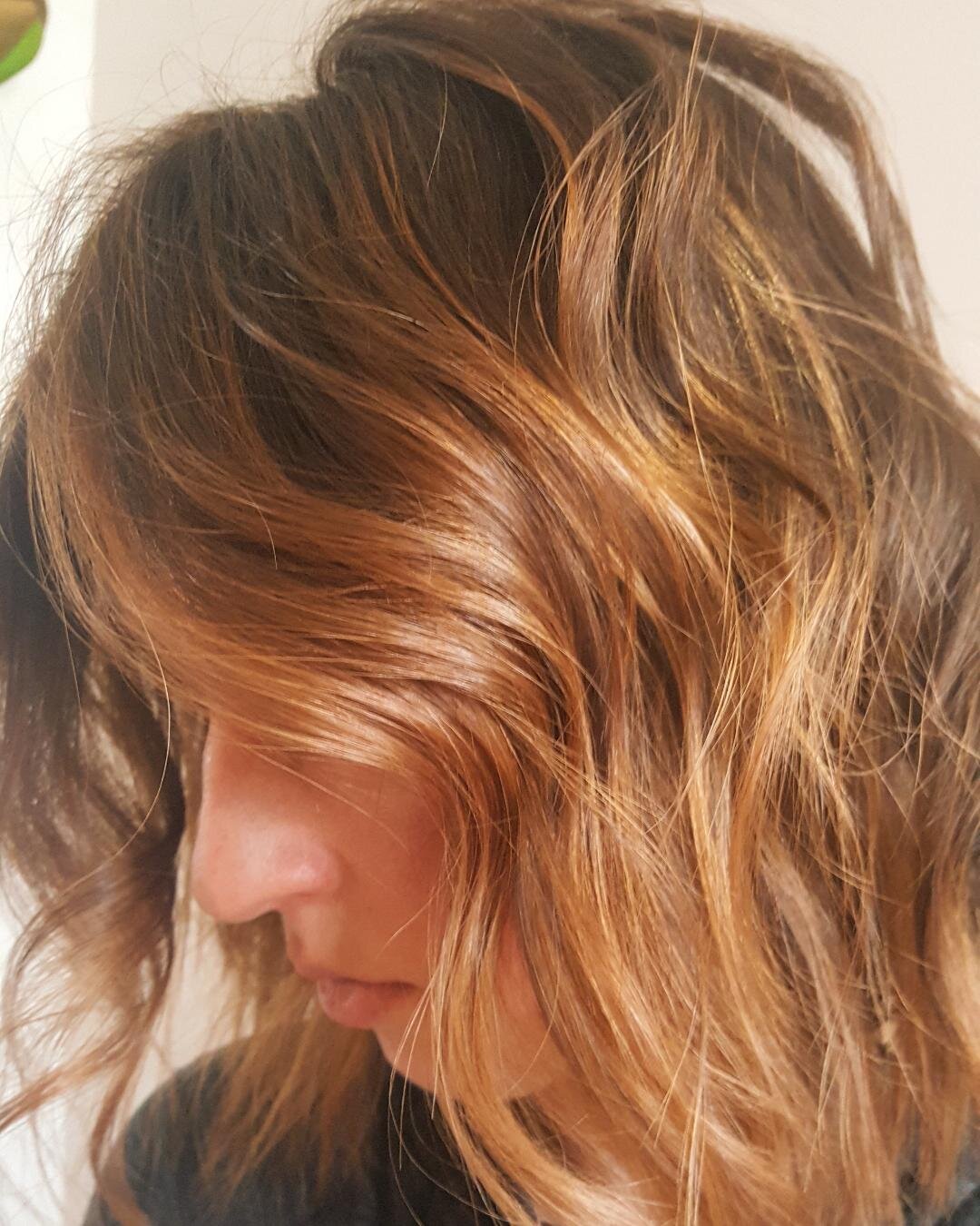 Warm balayage