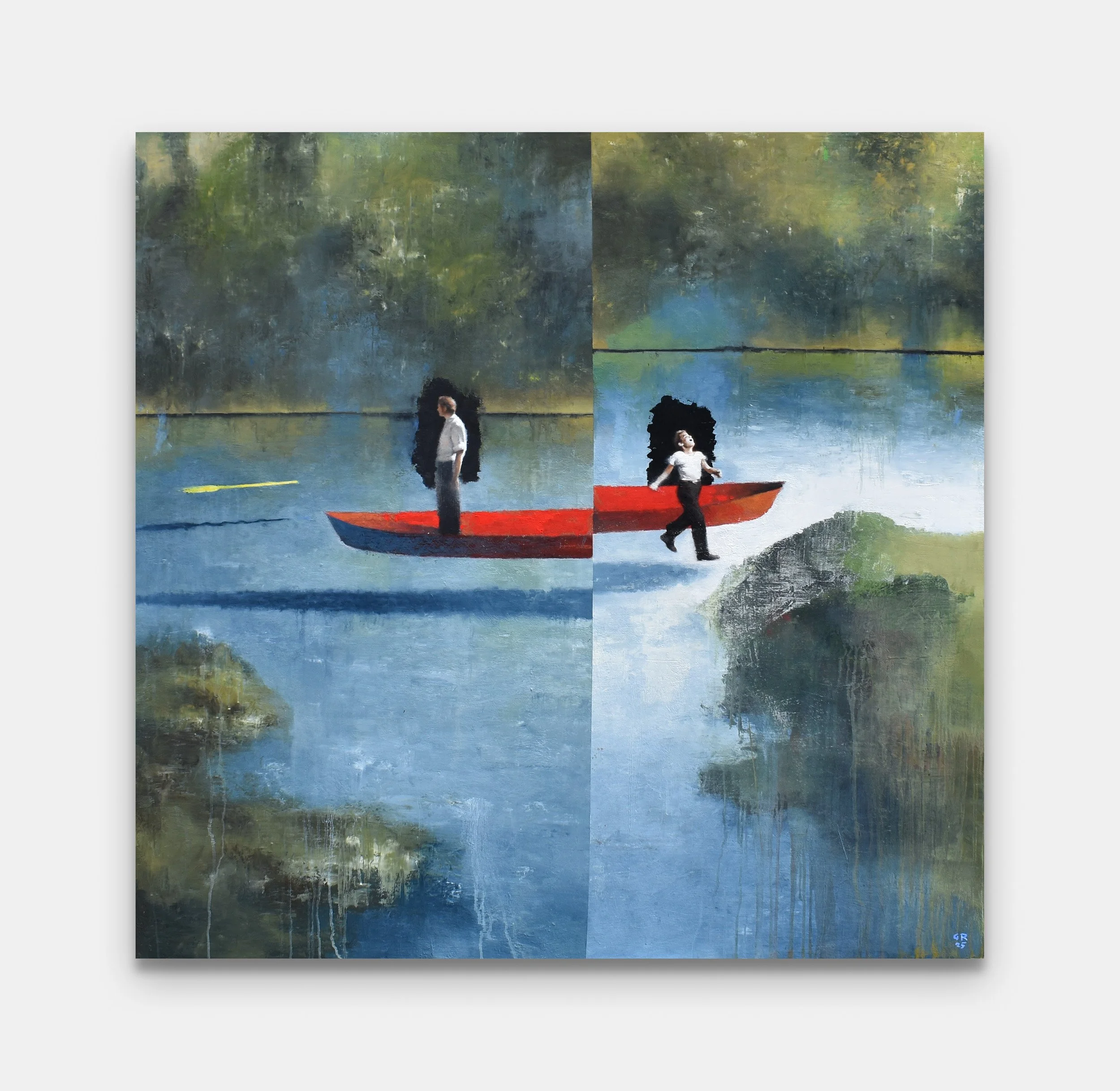 Nurturing Discipline / 53 x 54" / 2025 / Oil on Panel