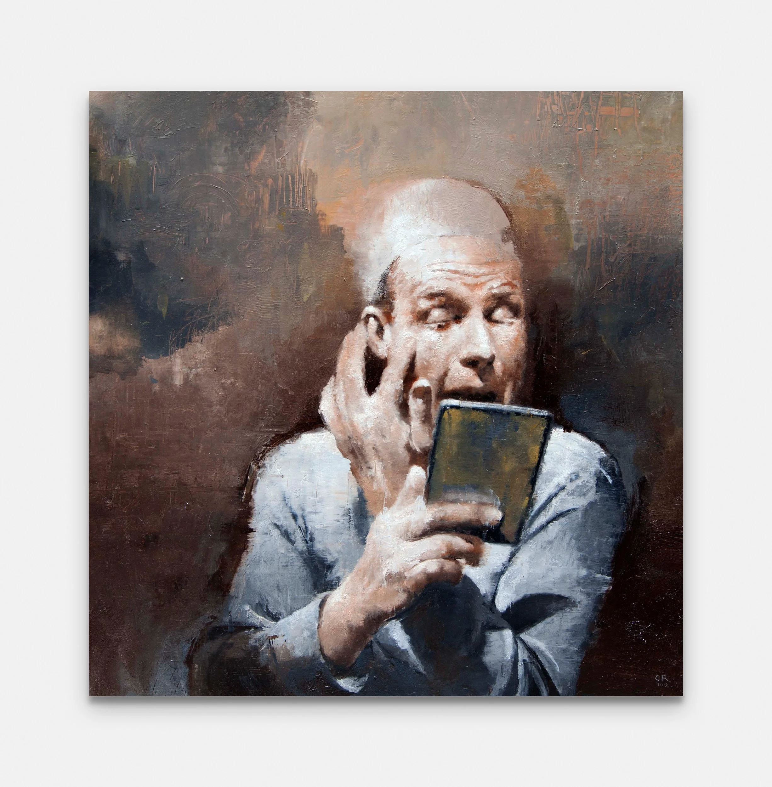 Portrait of a Politician / 42 x 42" / 2012 / Oil on Panel