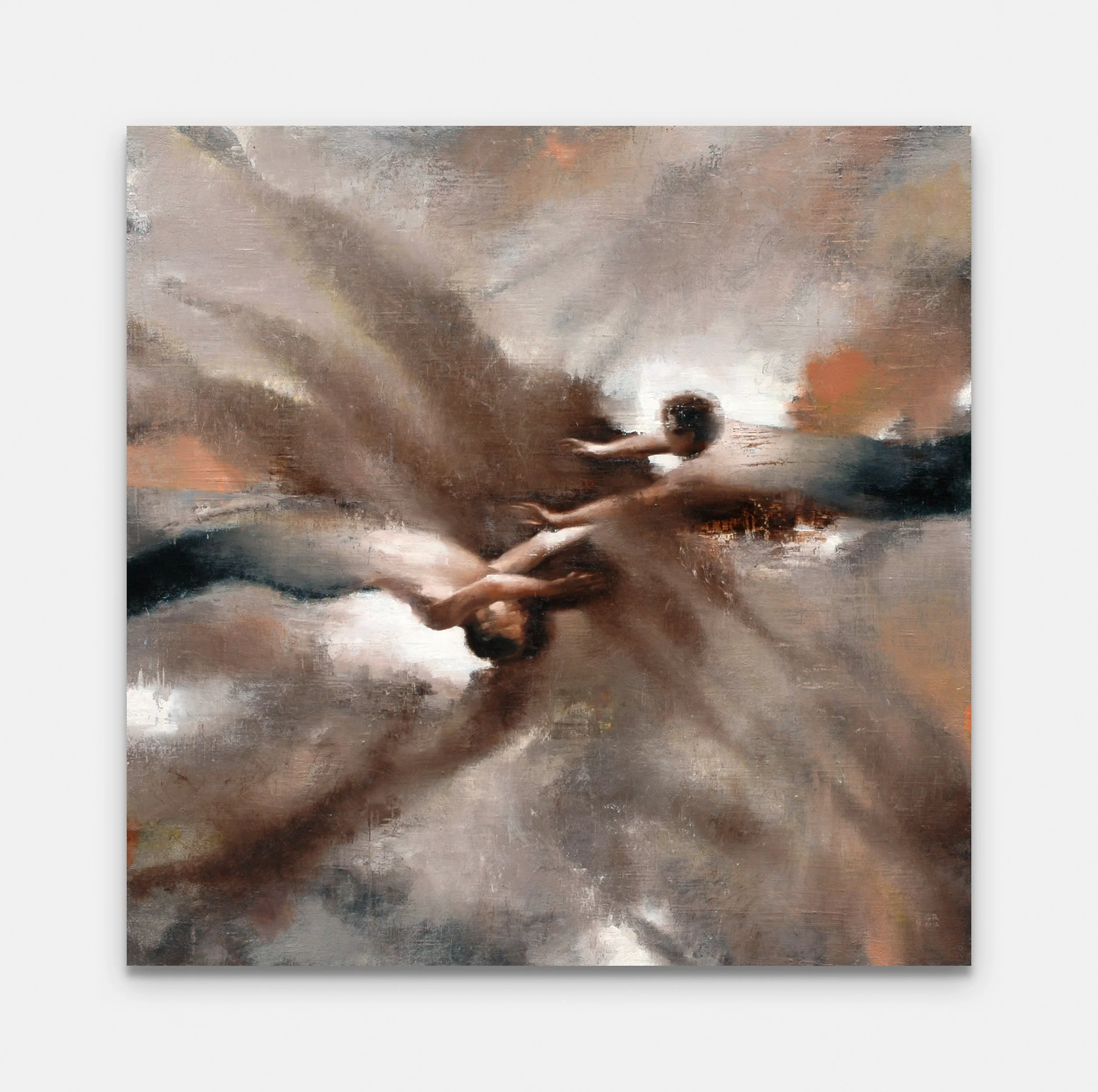 Sea of Shadows / 60 x 60" / 2012 / Oil on Panel