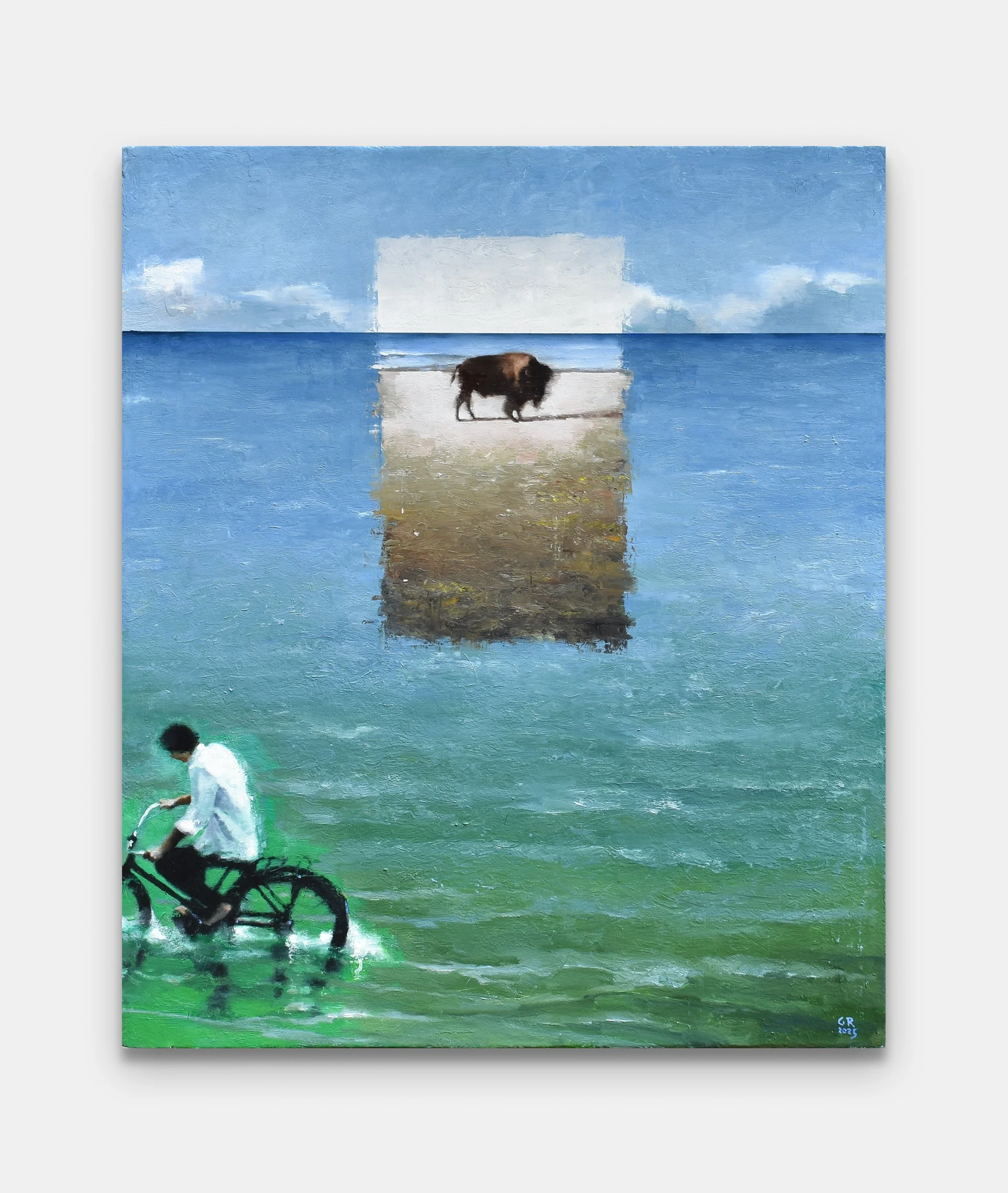 The Disbeliever / 35 x 42" / 2025 / Oil on Panel